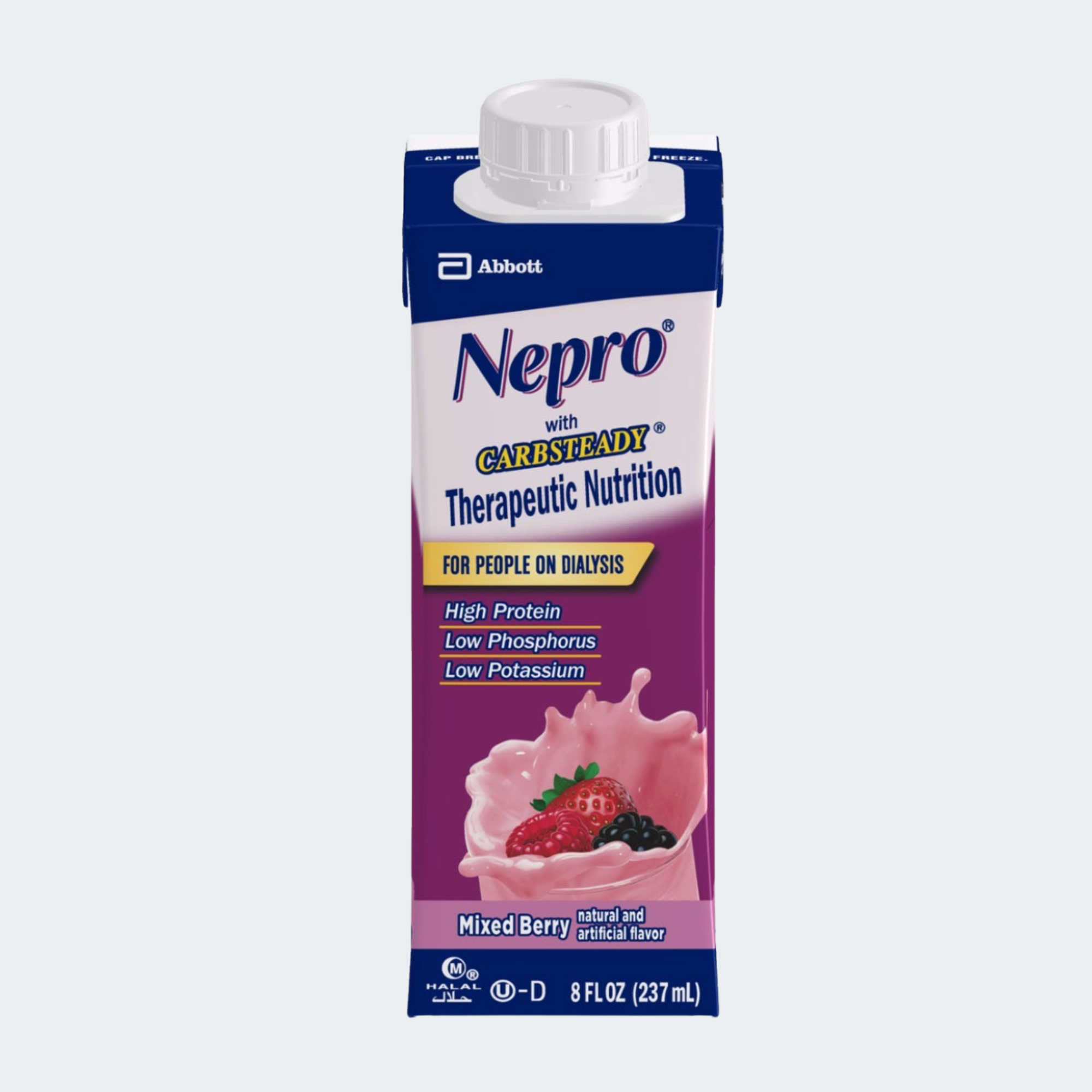Nepro Shake Mixed Berry with Carbsteady 8oz (24/CA) SKU#: 64796
