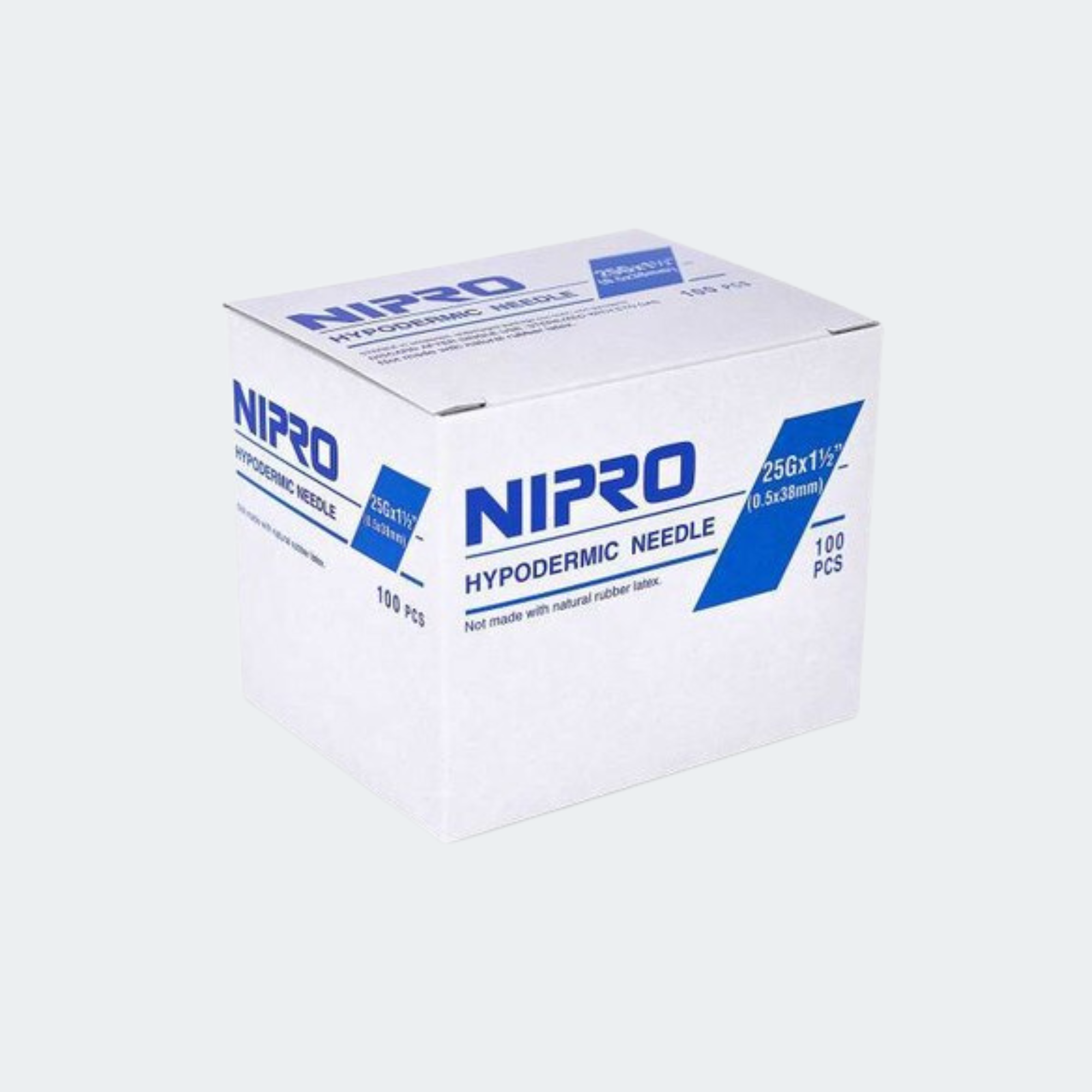 Nipro Syringe HYPO Needle LDS 1mL 25Gx5/8" (100/BX)