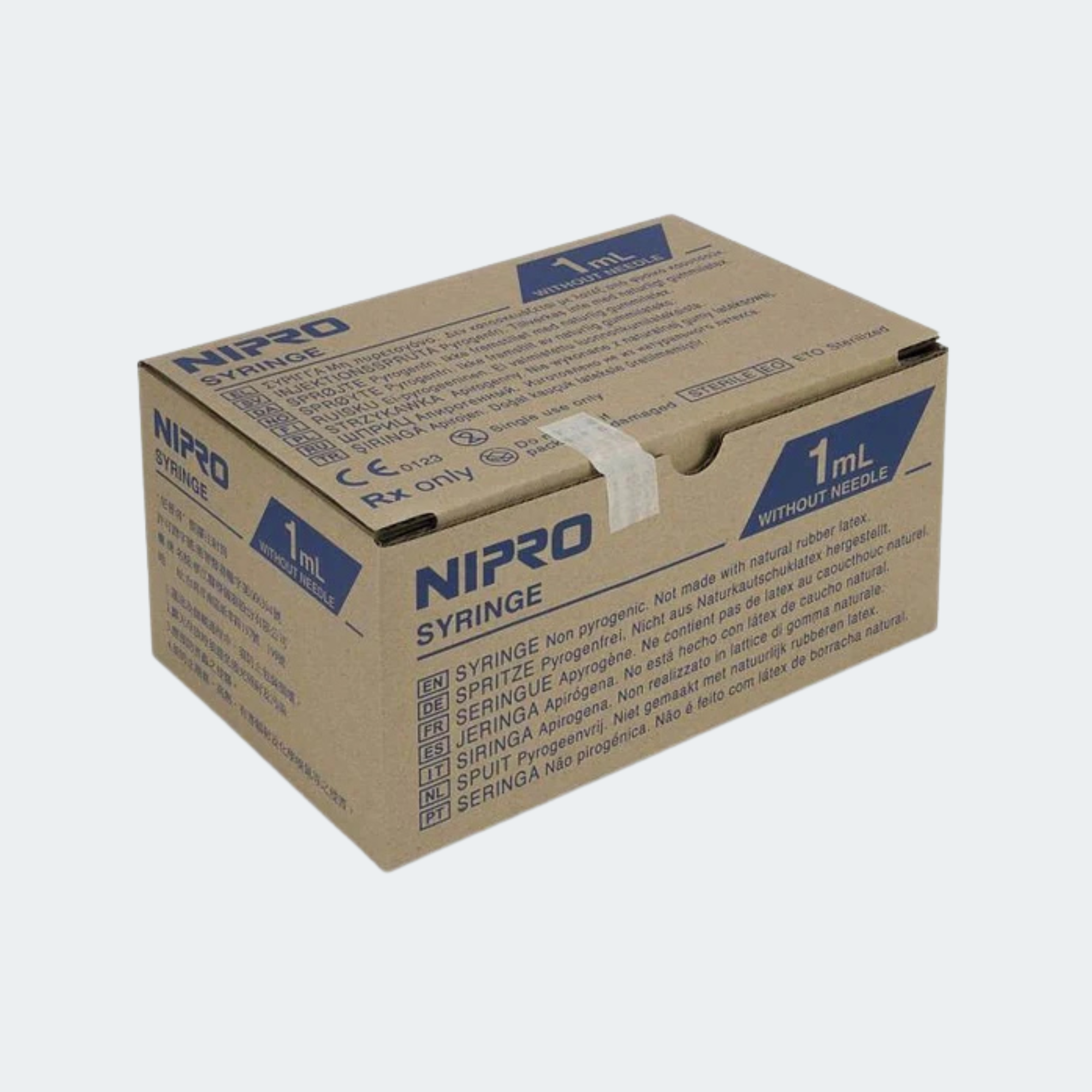 Nipro Tuberculin Syringe Luer Slip Tip 1mL (100/BX)