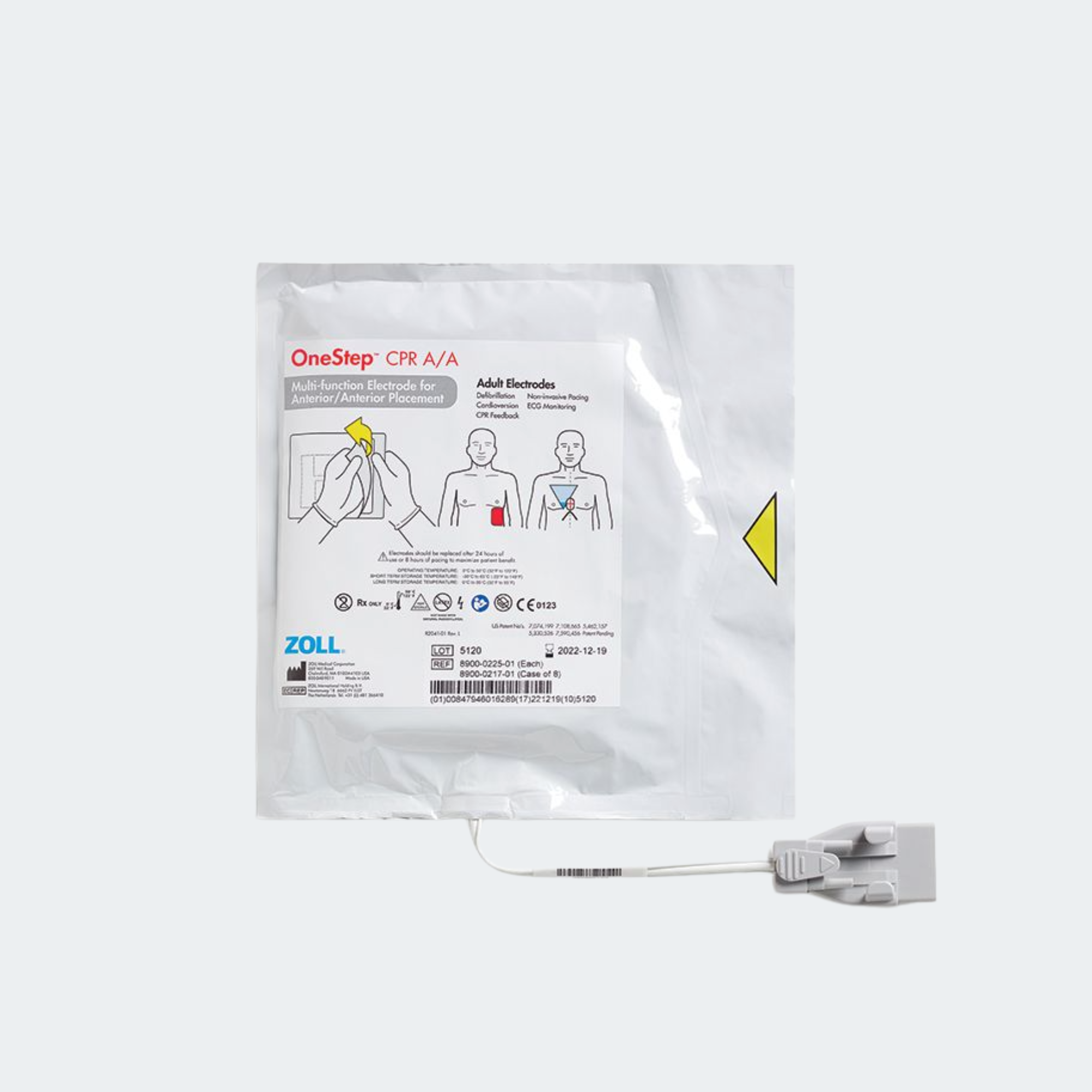 OneStep™ CPR AA Electrode, 8 per case