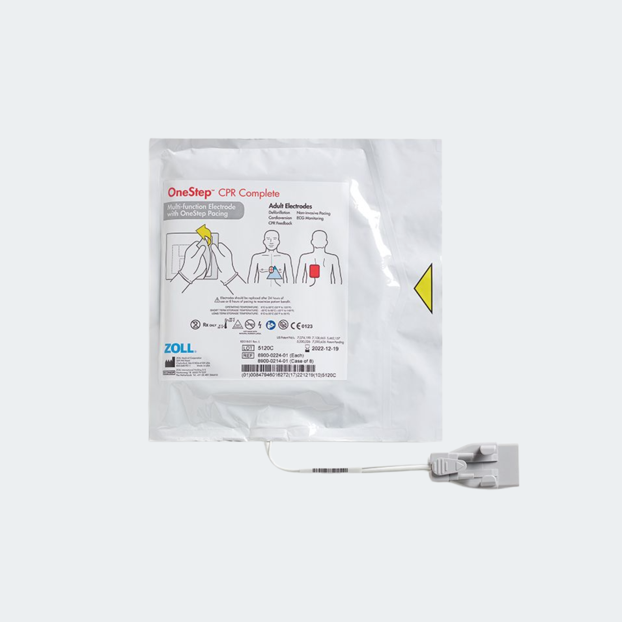 OneStep™ CPR Complete Electrode, (8 Per Case)