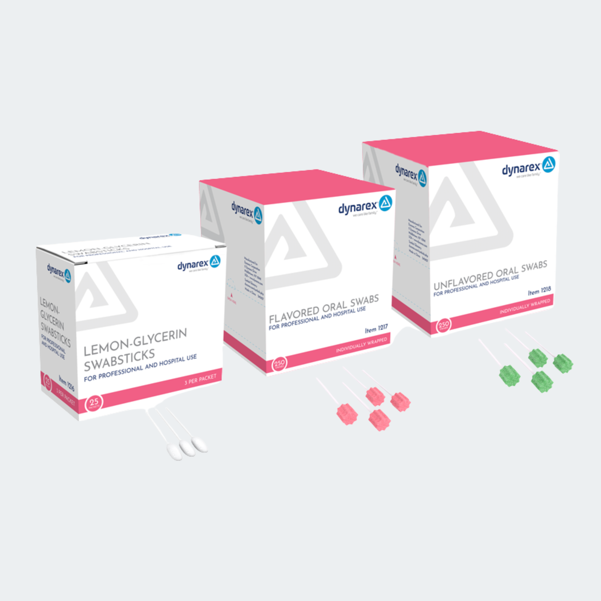 Oral Swabsticks, Toothette, Unflavored (250/BX) SKU: 1218