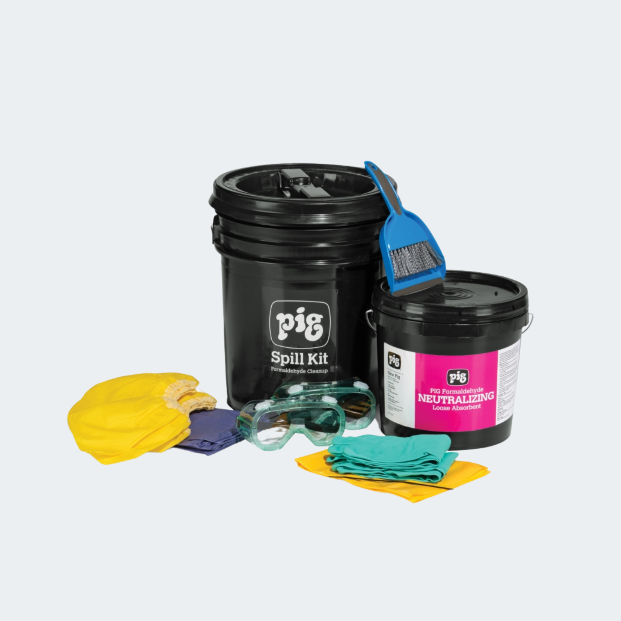 PIG® Formaldehyde-Neutralizing Spill Kit in Bucket