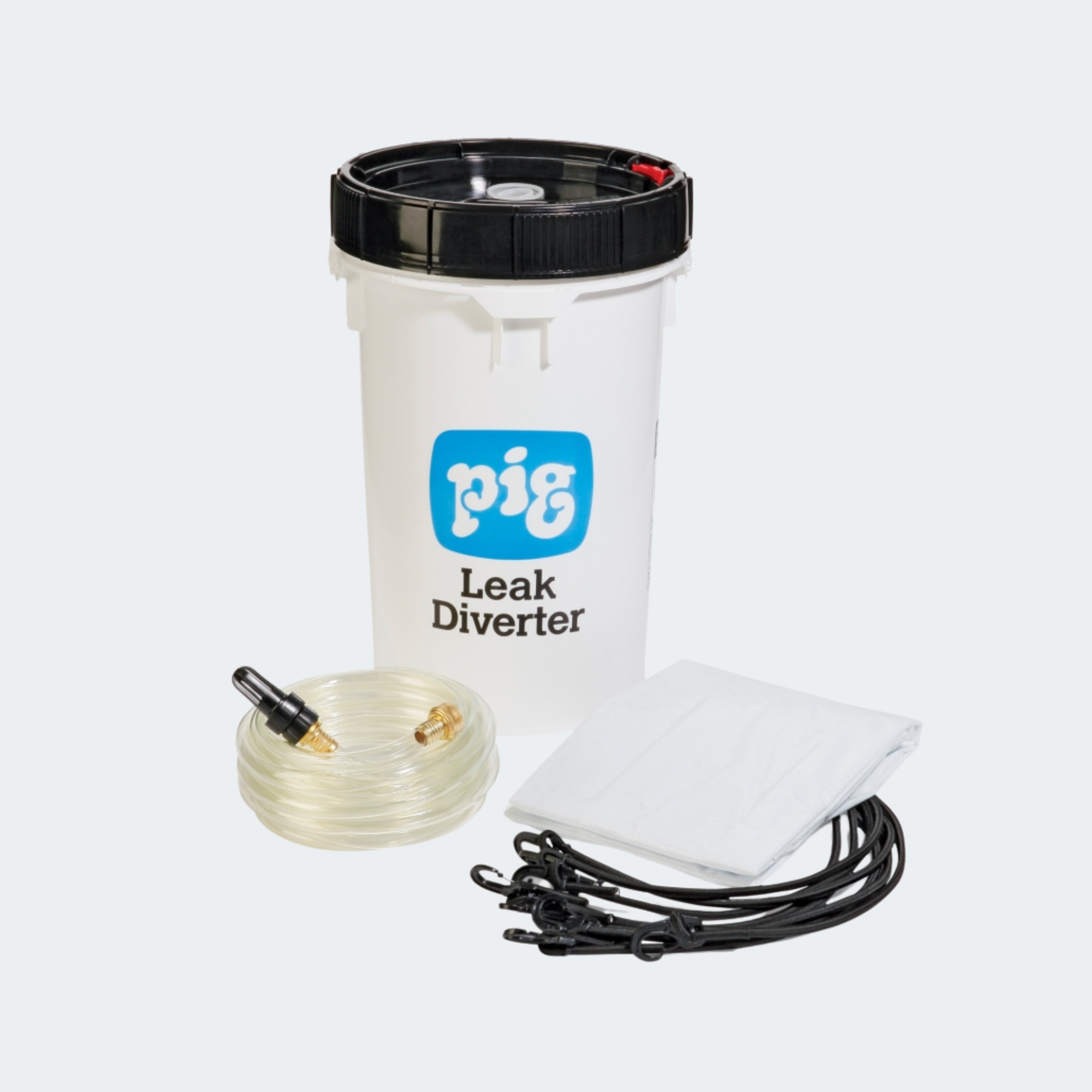 PIG® Roof Leak Diverter Tarp Bucket Kit