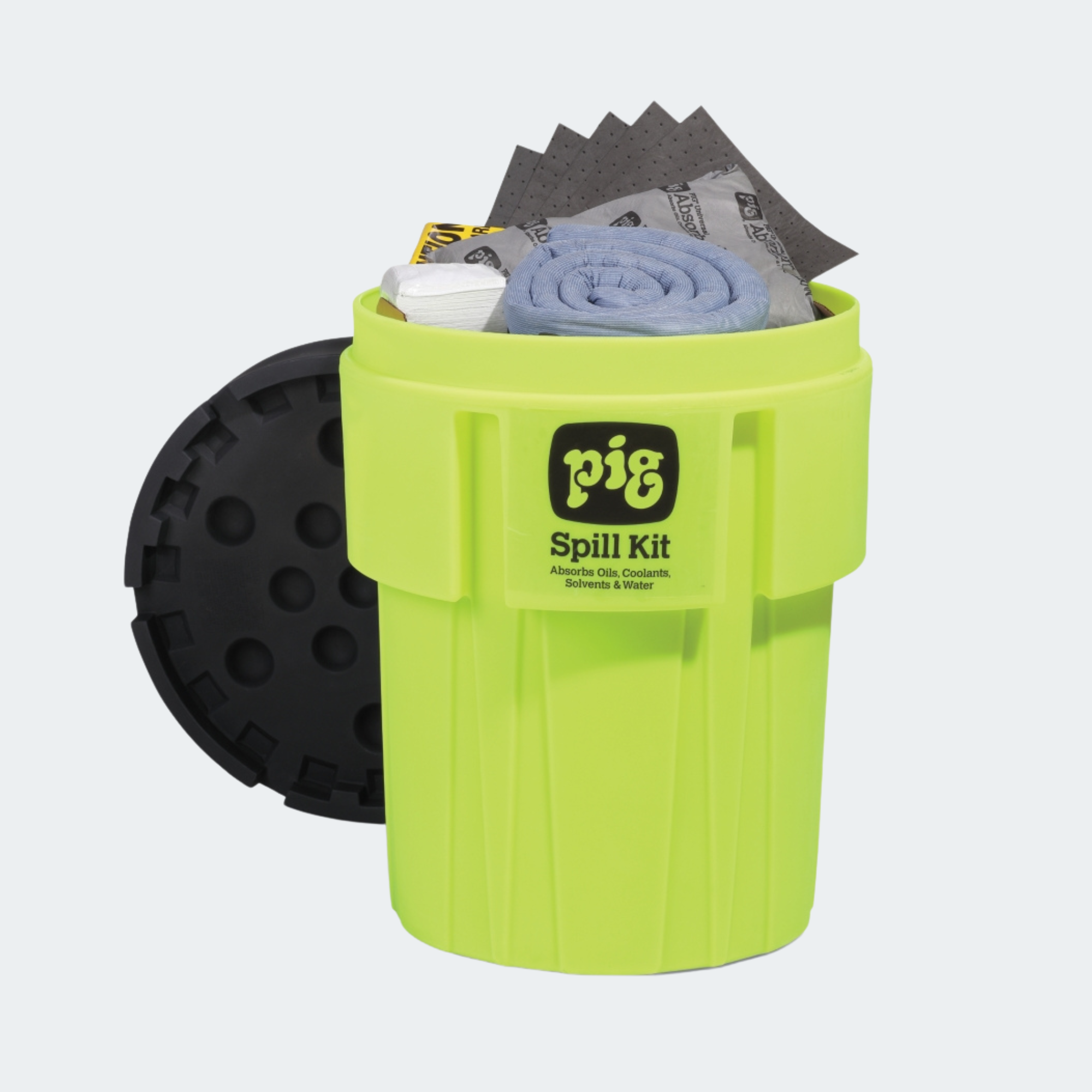 PIG® Spill Kit in 95-Gallon High-Visibility Container