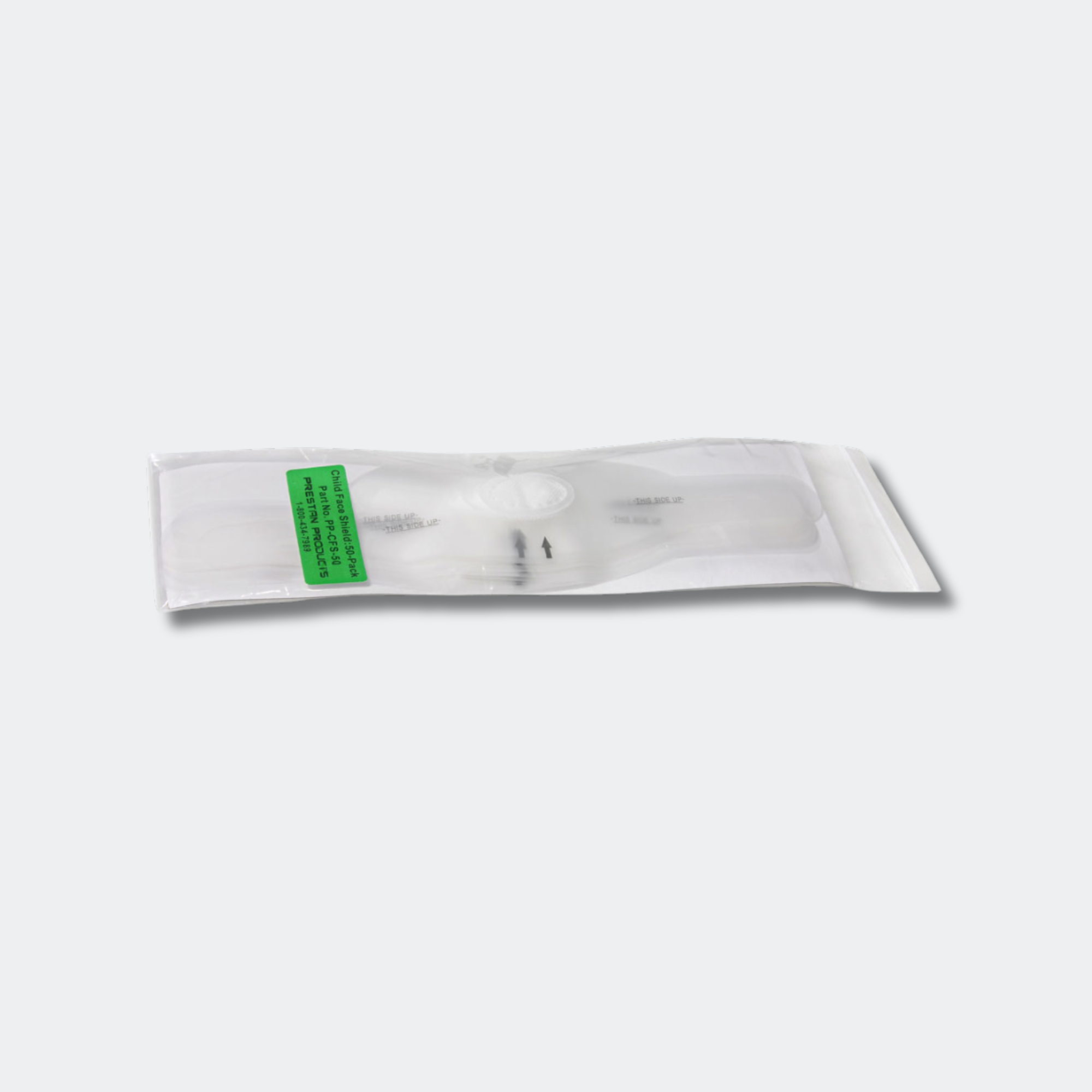 PRESTAN Face-Shield, Child (50 Pack) Part #: PP-CFS-50