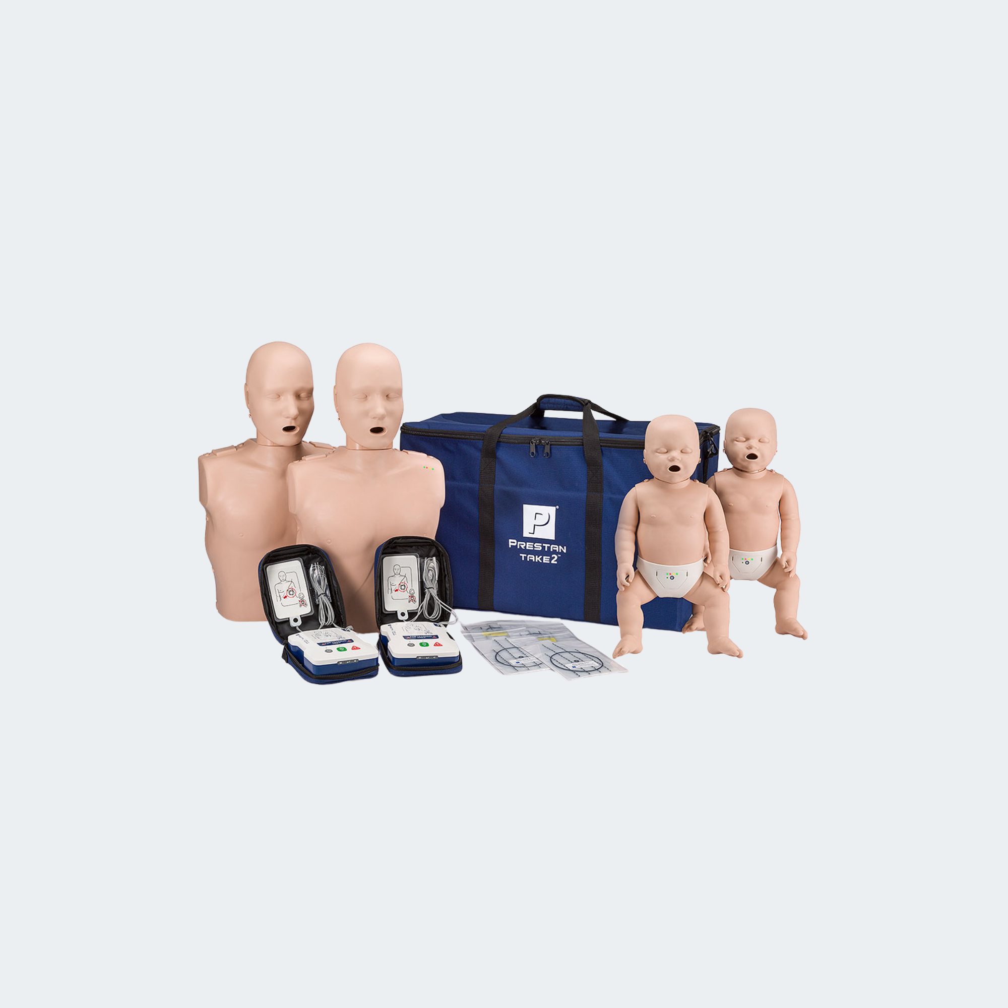 PRESTAN Manikin Professional TAKE2 Manikins and AED Trainers Package Part #: PP-FM-600M-DS
