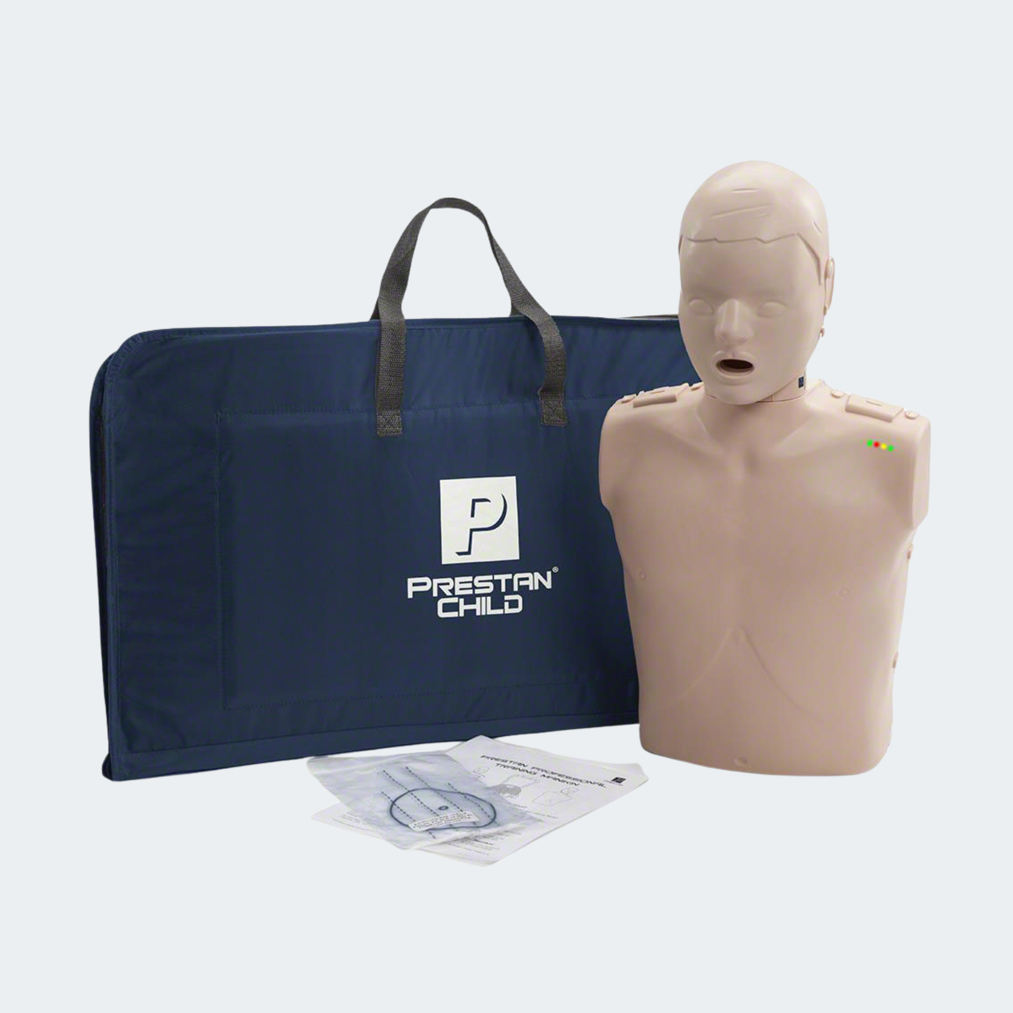 PRESTAN Professional Child Medium Skin Manikin Single with CPR Monitor