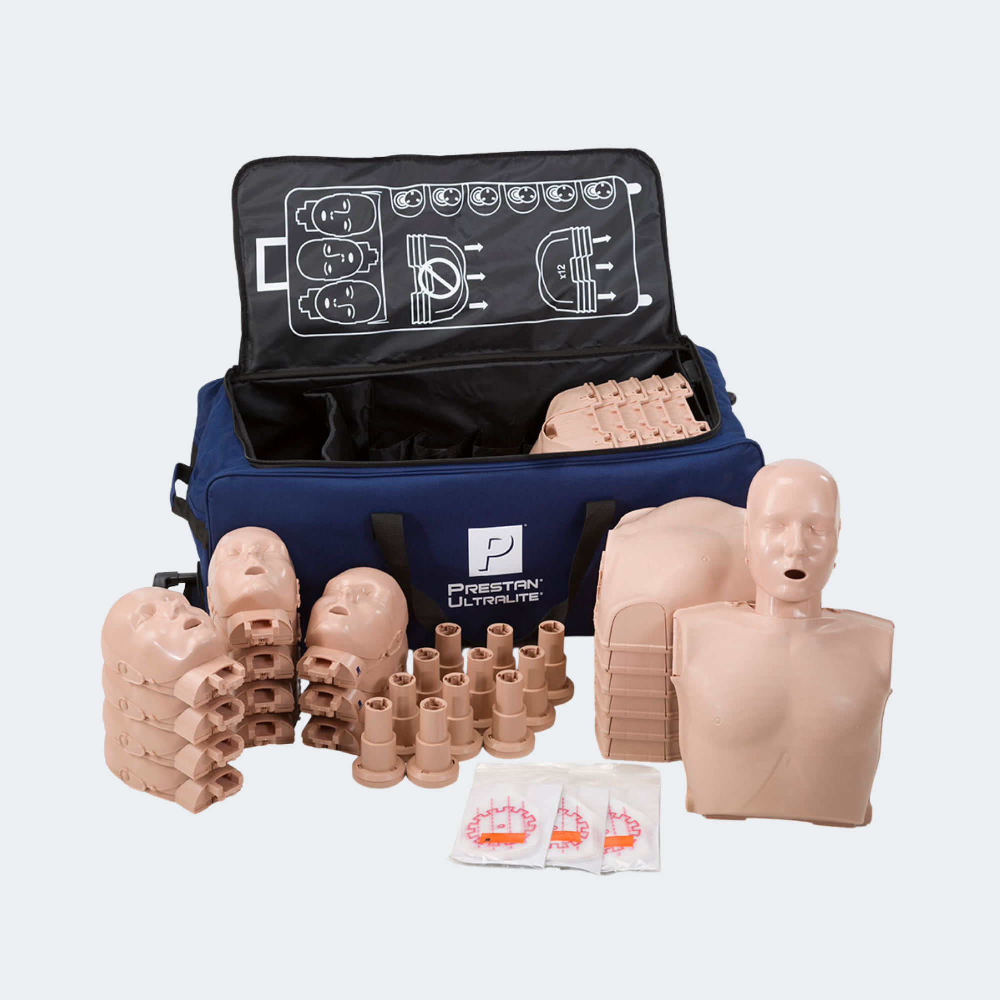 PRESTAN Ultralite Manikins 12-Pack Without CPR Monitor Part #: PP-ULM-1200-
