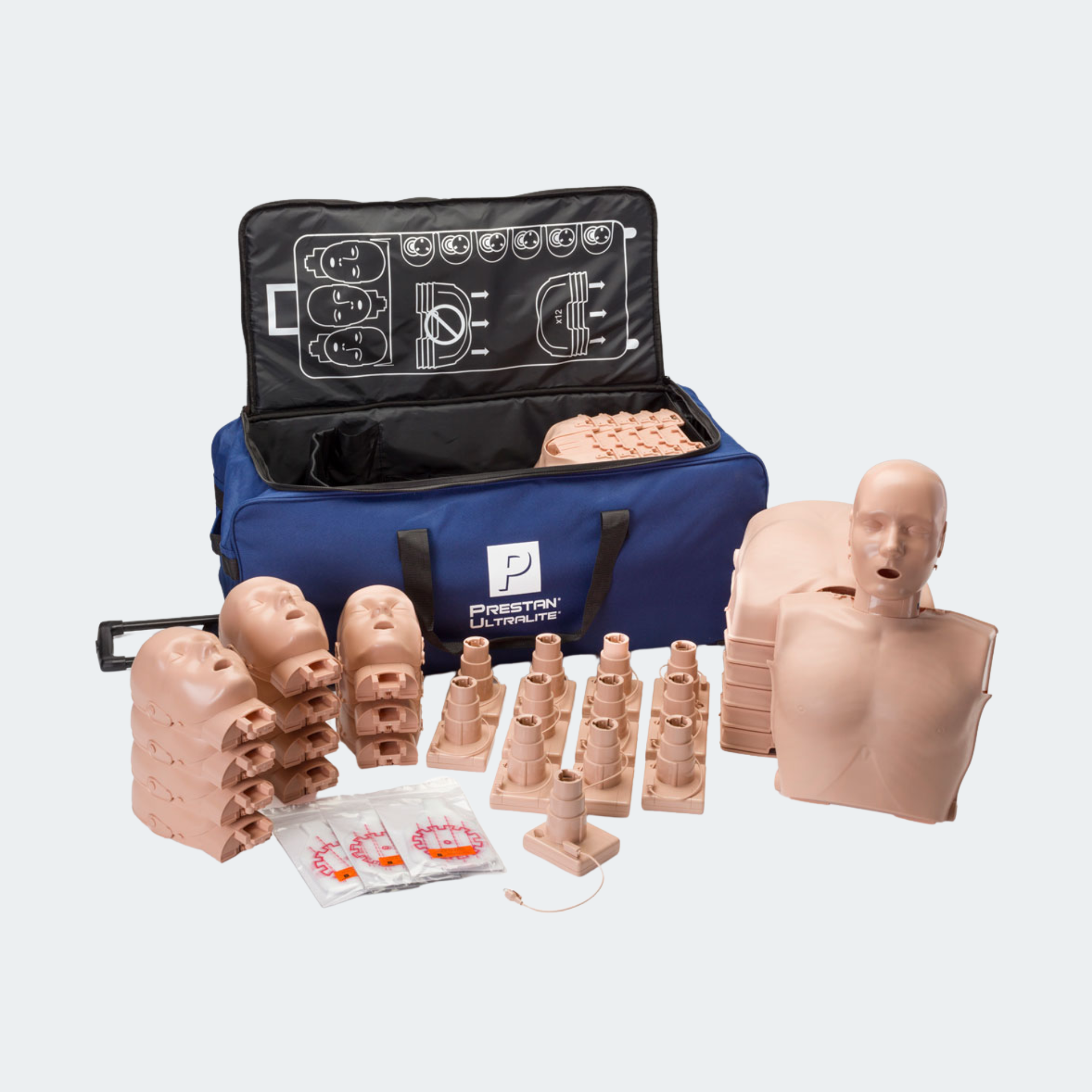PRESTAN Ultralite Manikins w/CPR Feedback 12-Pack

