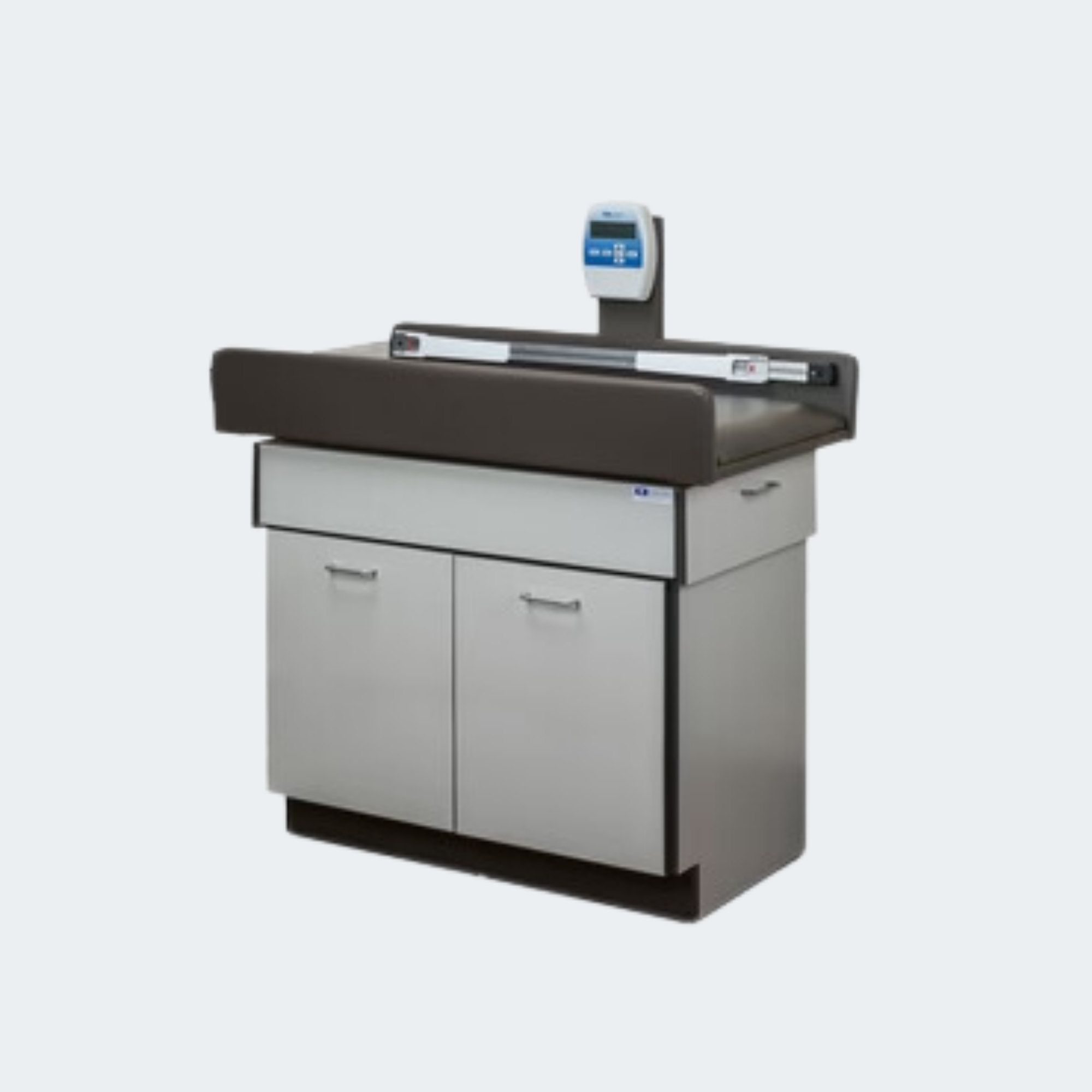 Pediatric Scale/Treatment Table, Two door storage, One adjustable shelf