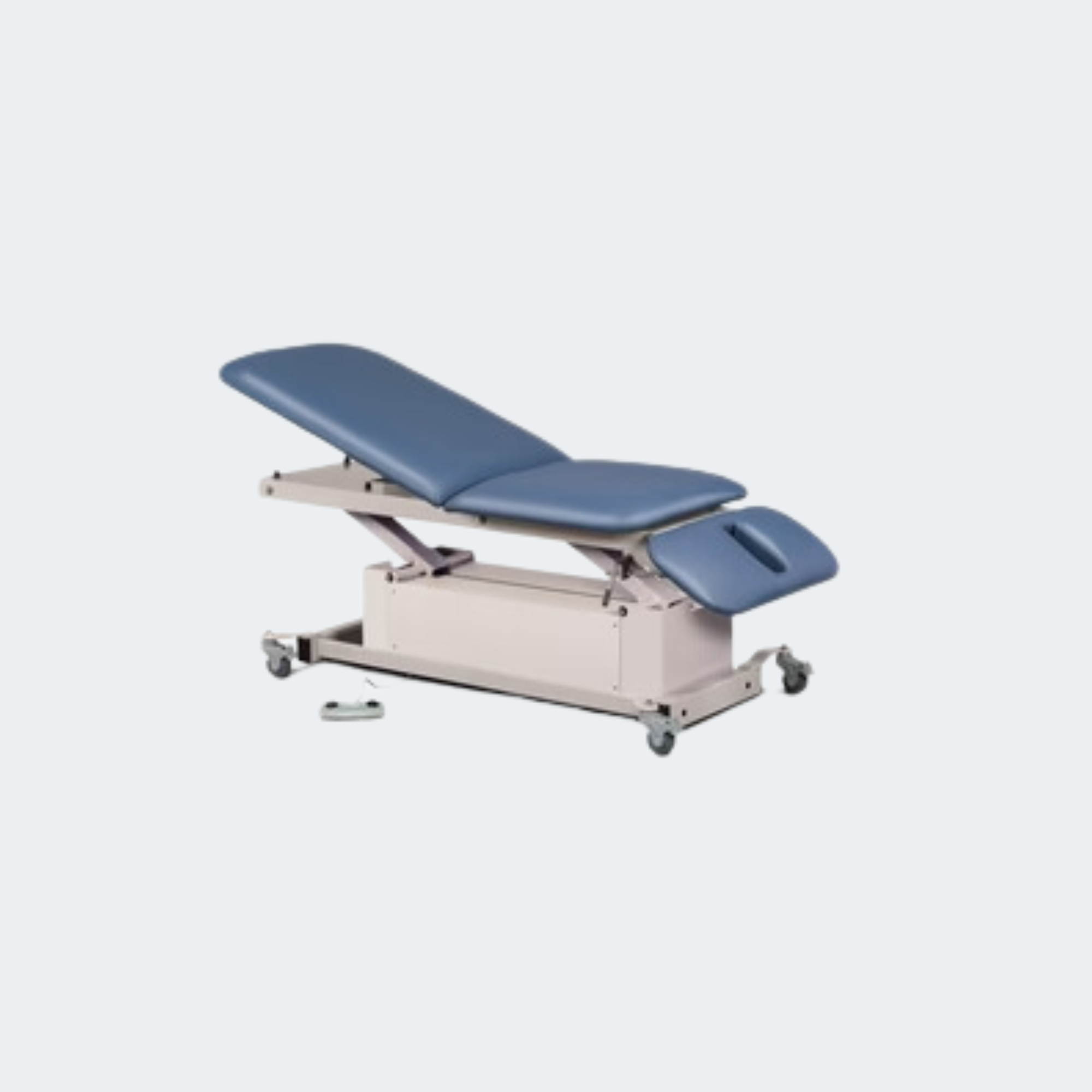Power-Glide, Hi-Lo, Treatment Table with Adjustable Backrest & Drop Section