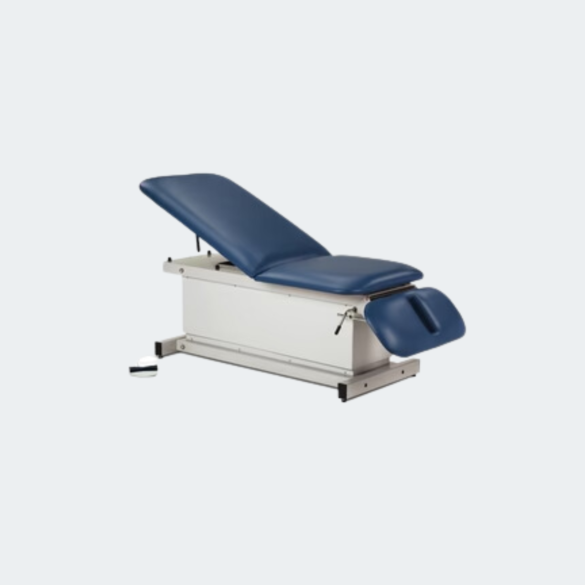 Power 500, Shrouded, Power Table with Adjustable Backrest and Drop Section