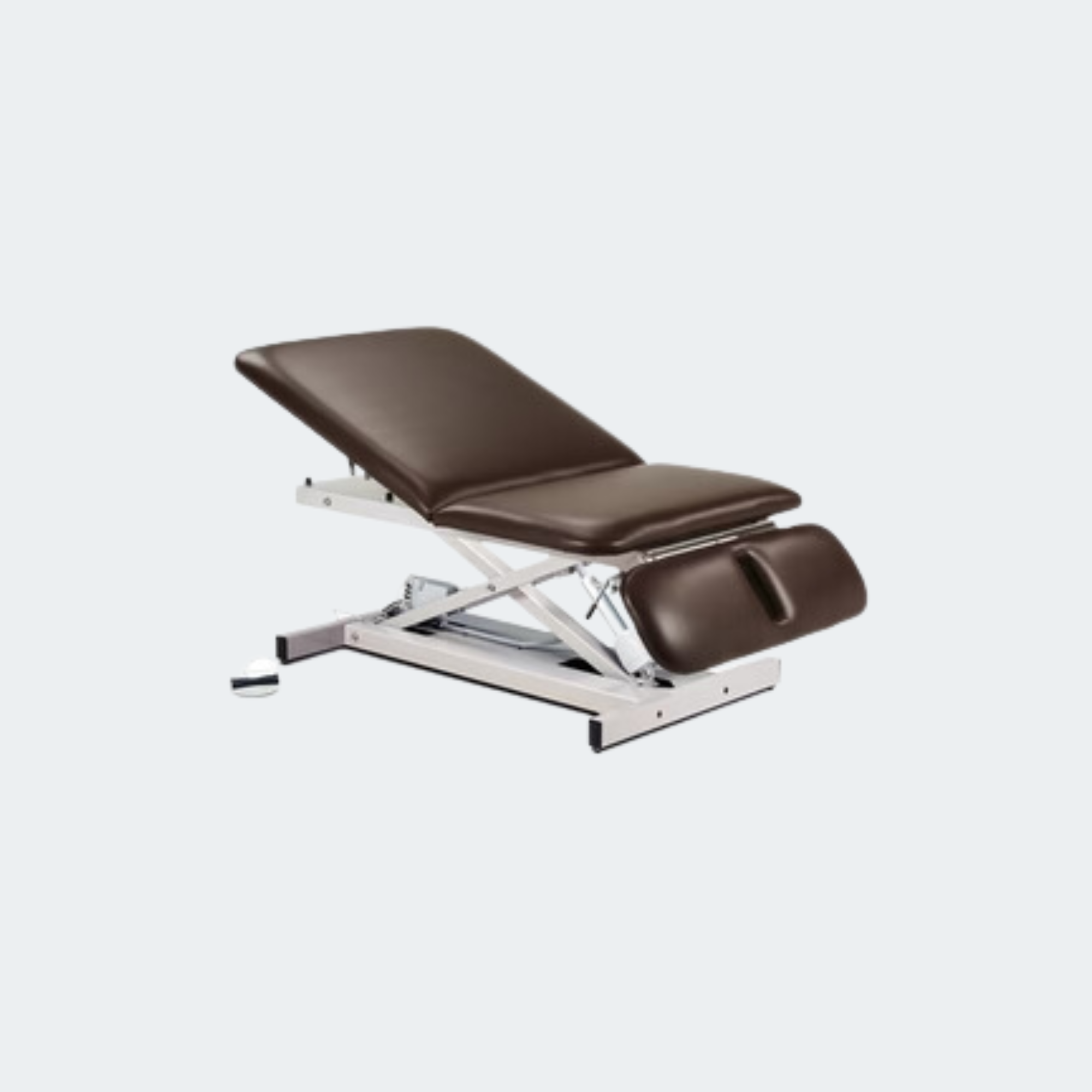Power 600, Extra Wide, Open Base, Power Table with Adjustable Backrest and Drop Section