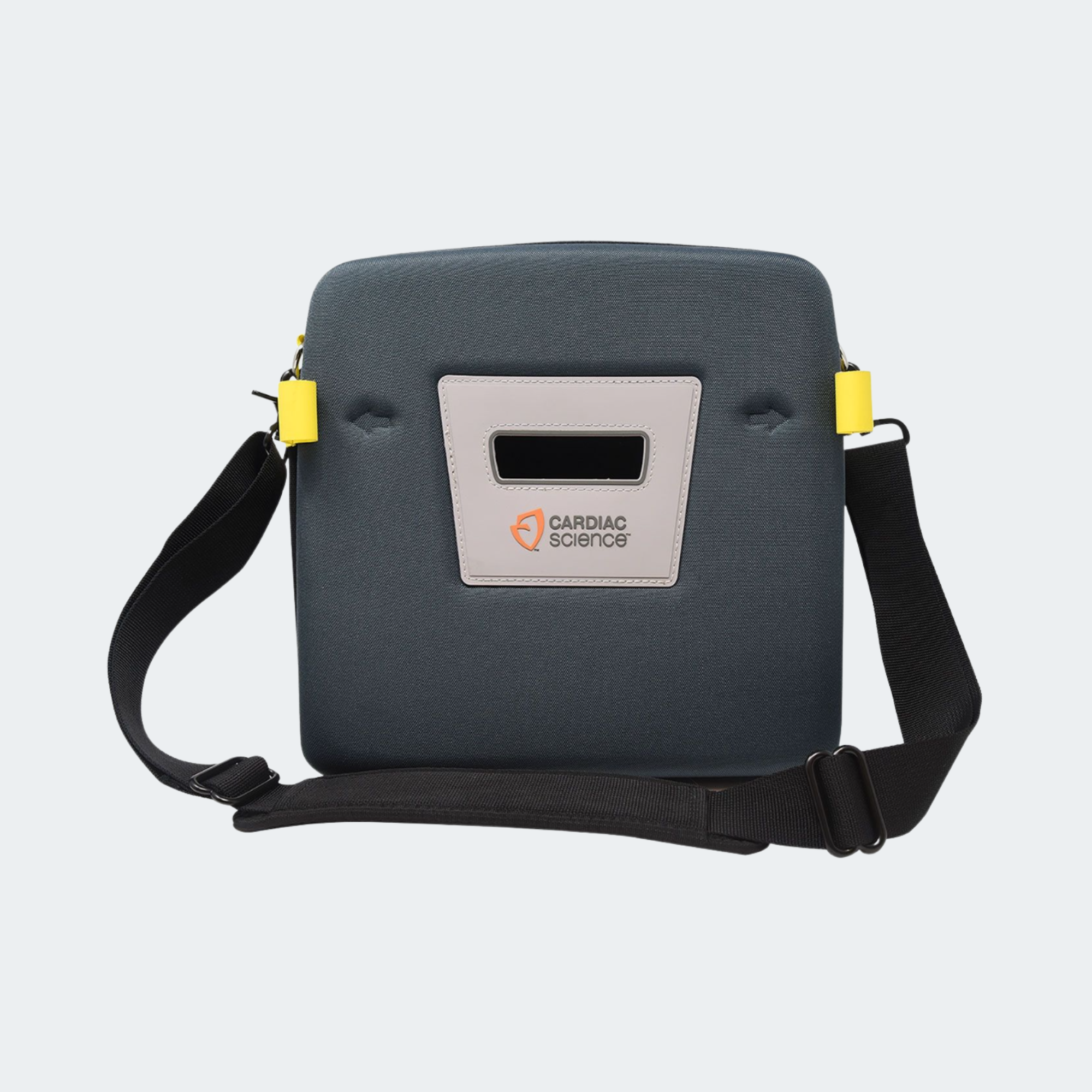 Powerheart G3 Series Premium Carry Case A semi-rigid carry case with an adjustable shoulder strap and back pocket that provides space for extra pads.