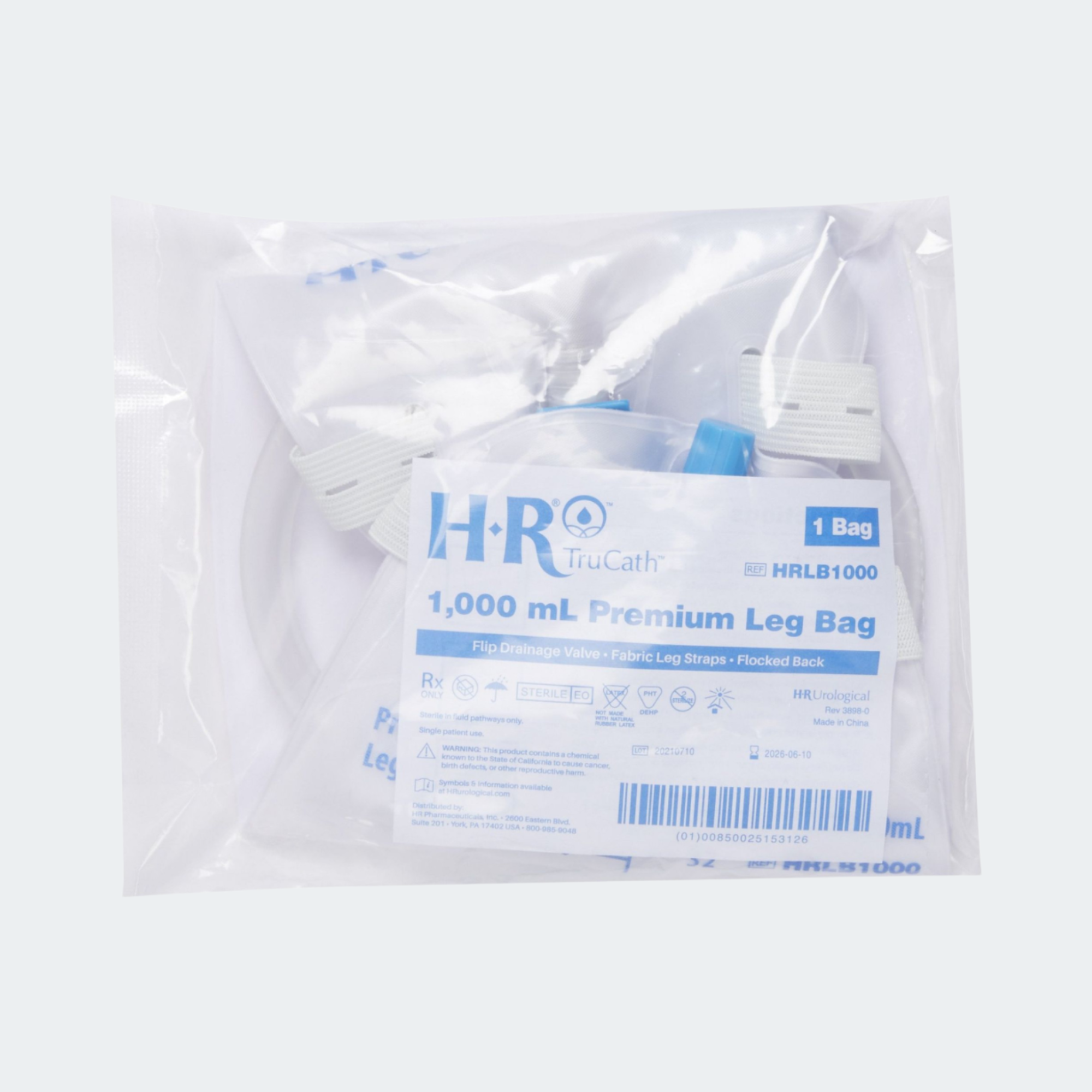 Premium Urinary Leg Bag With Valve