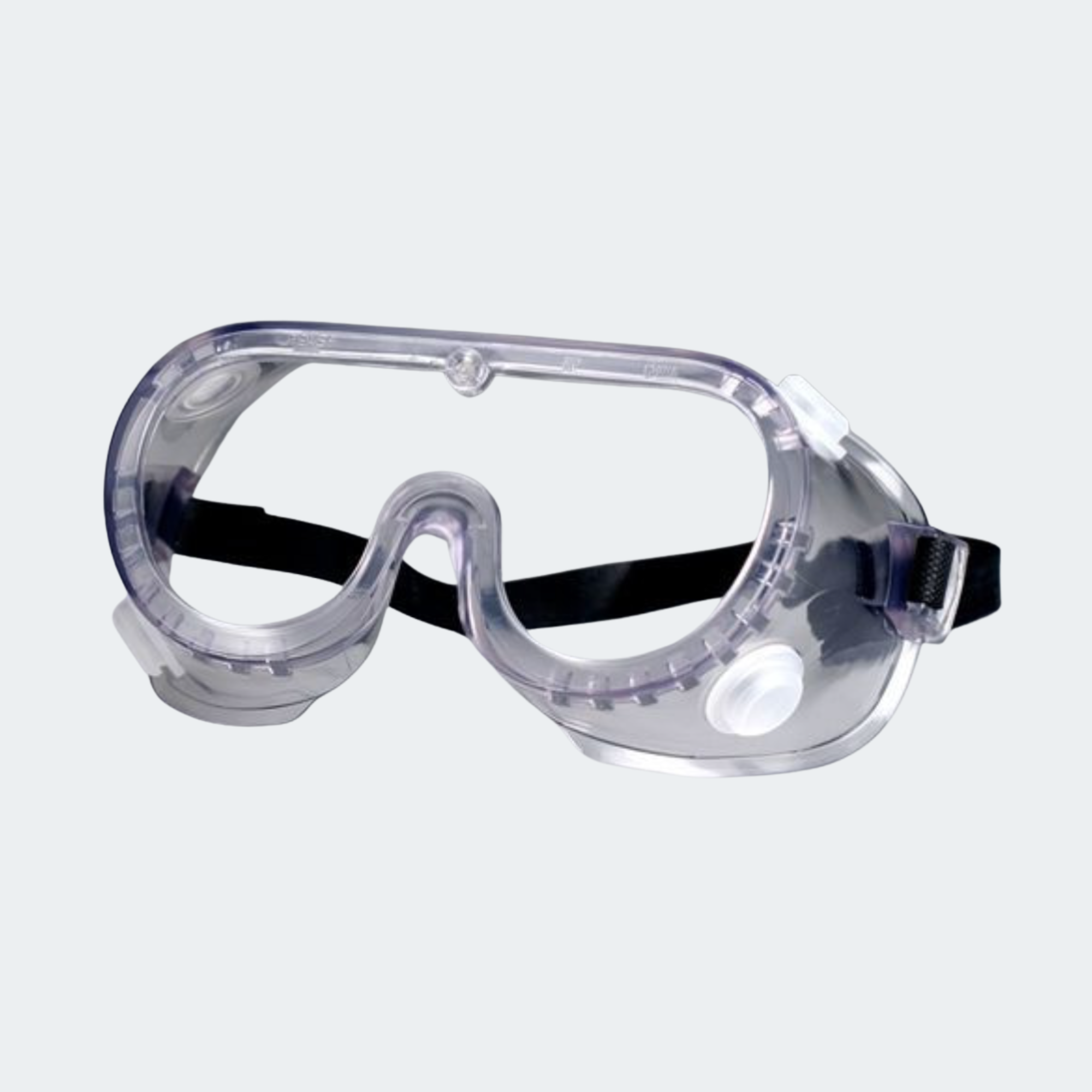 Protective Splash Goggles Clear w/ Rubber Strap (1/EA)