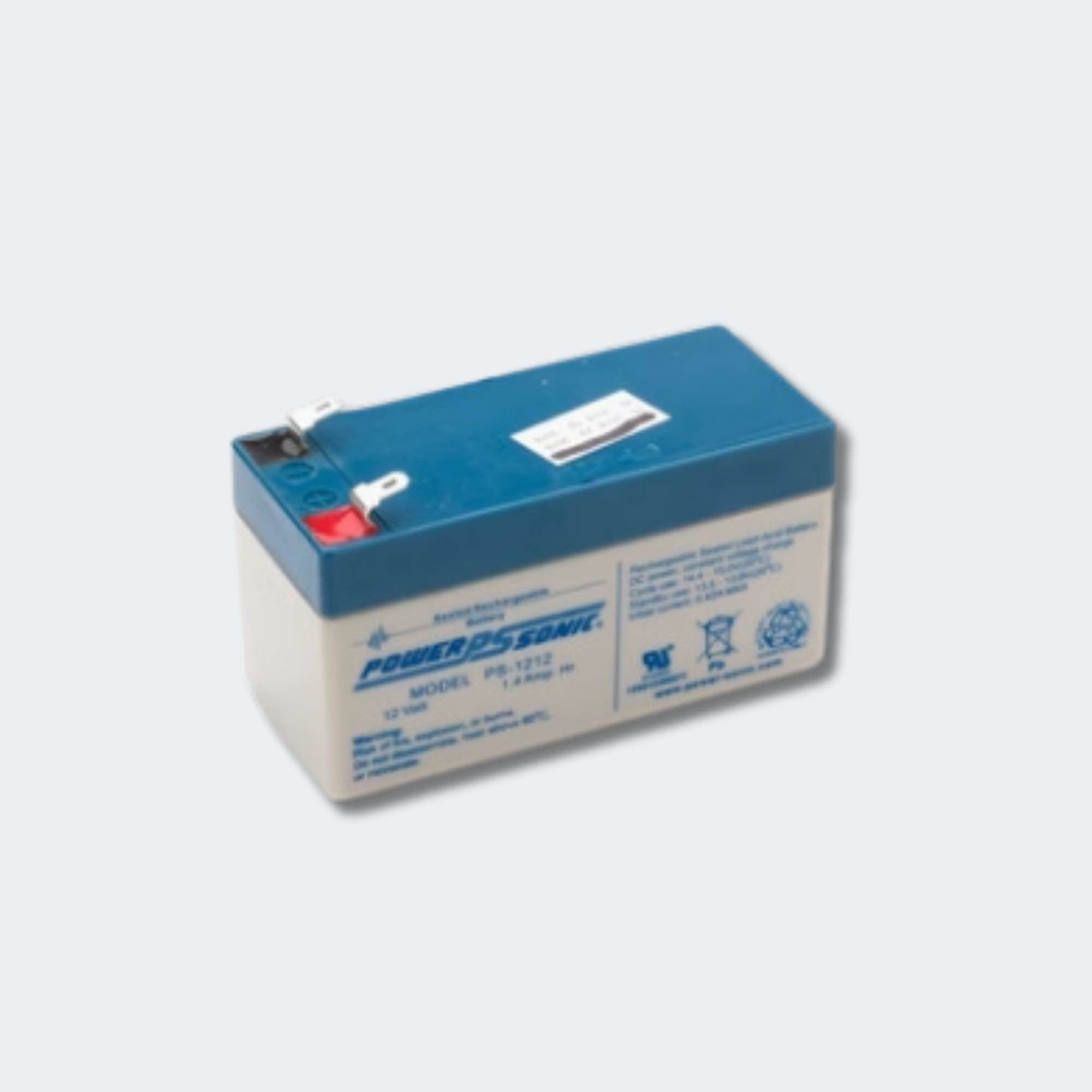 Rechargeable Battery, 12V, SLA, 1.3/1.4AH 