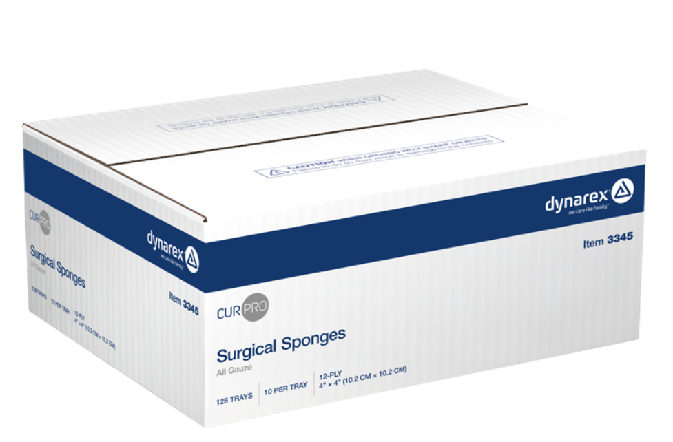 Gauze Sponge, 4" x 4", Sterile 10/pk