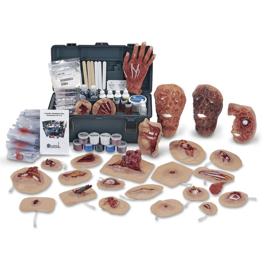 Nasco Moulage Kit Trauma Deluxe Xtreme