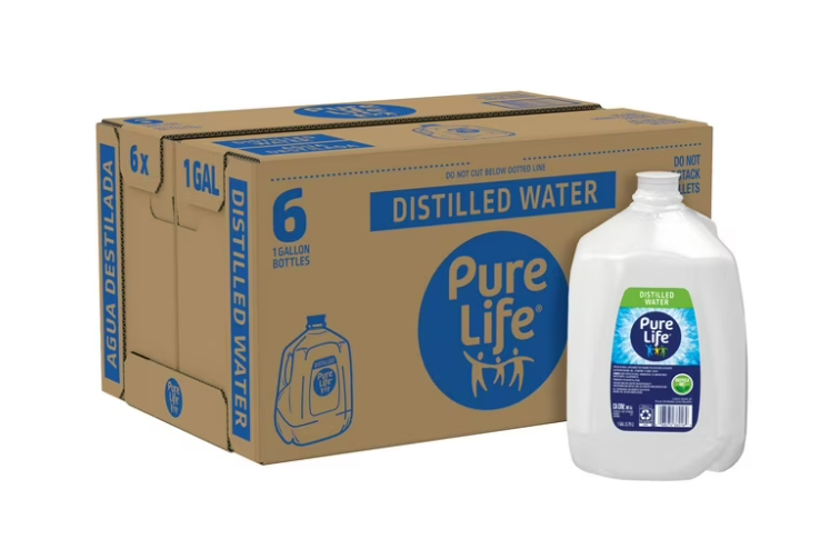 Distilled Water 1 Gallon (6GLL/CA, 35CA/Pallet)