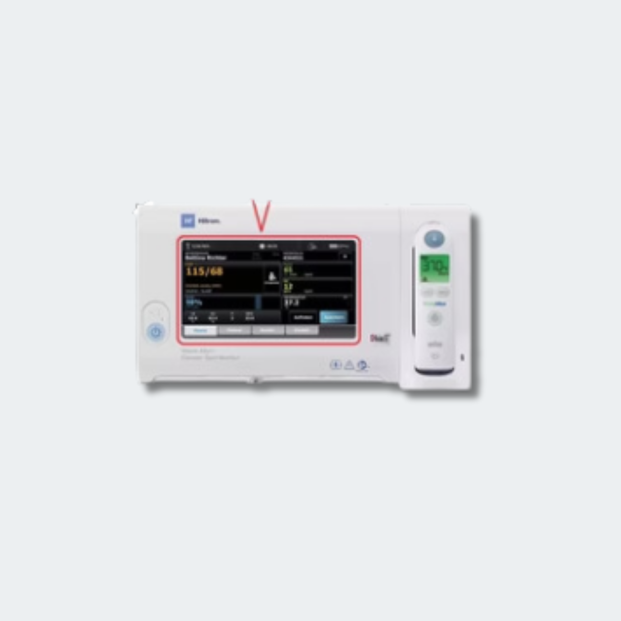 Service Kit, Combined LCD with Touchscreen, for use with Connex® Spot Monitor