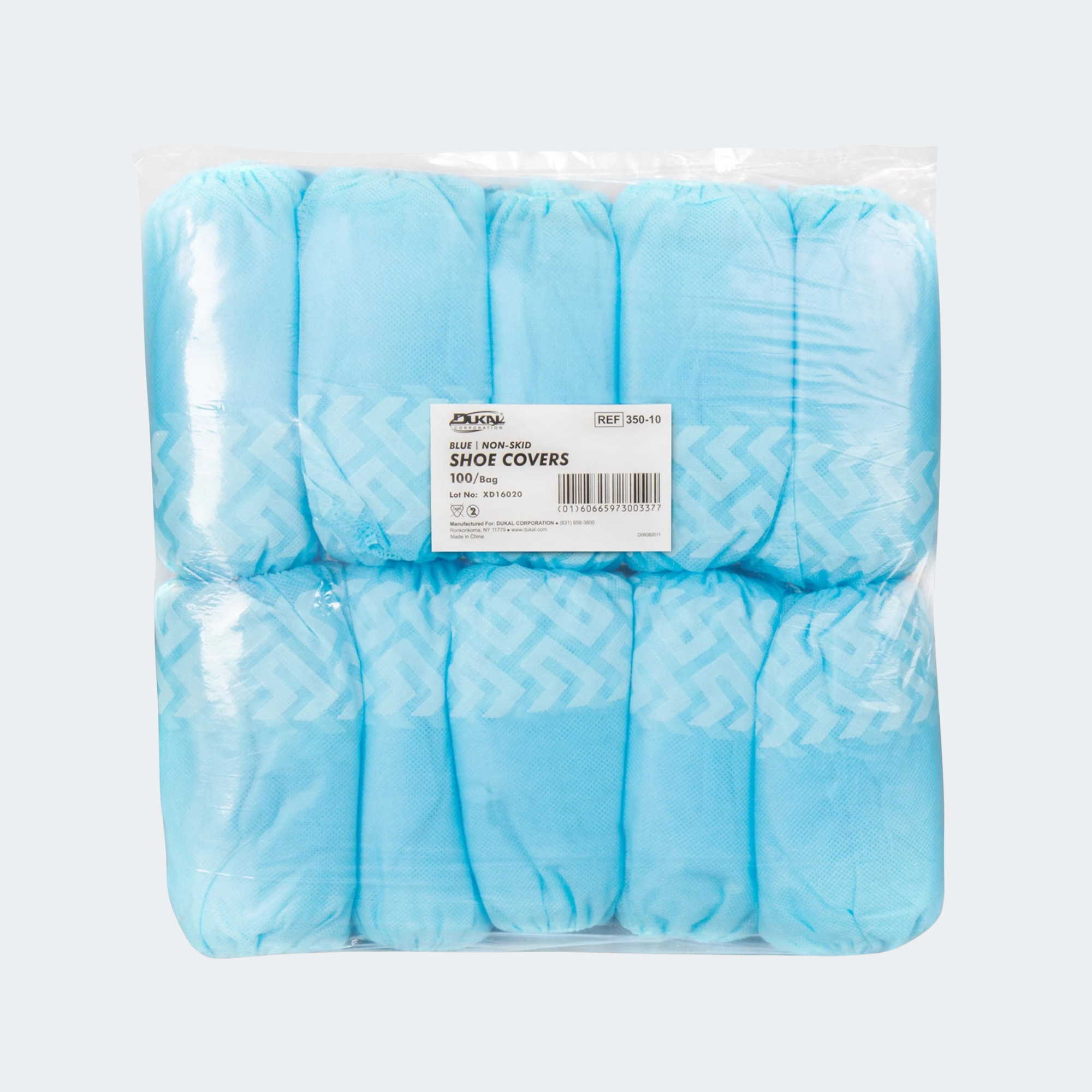 Shoe Covers, Non Skid, DUKAL XL BLUE (100/BG; 10BG/CA)