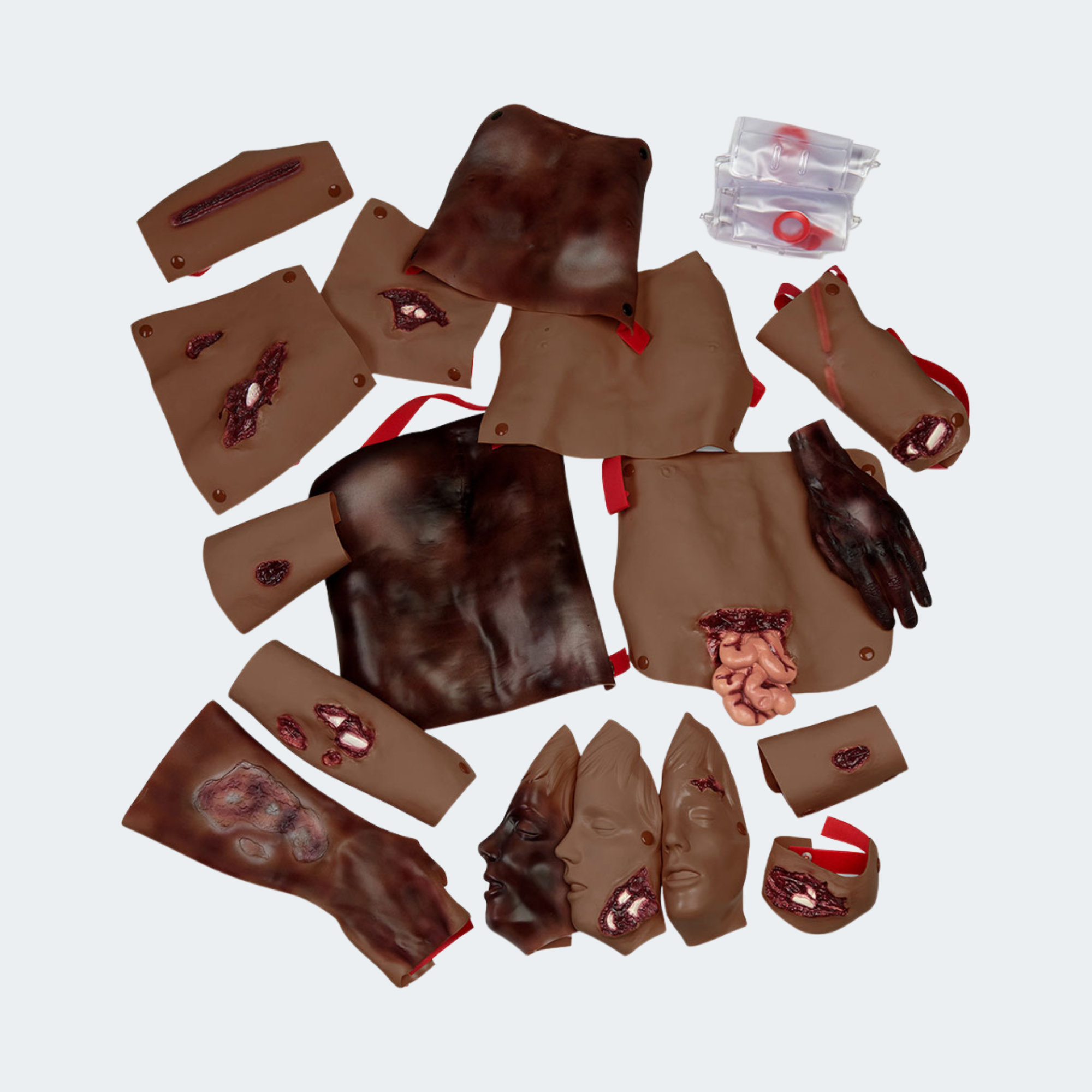 Simulaids Trauma Moulage Kit (African-American)