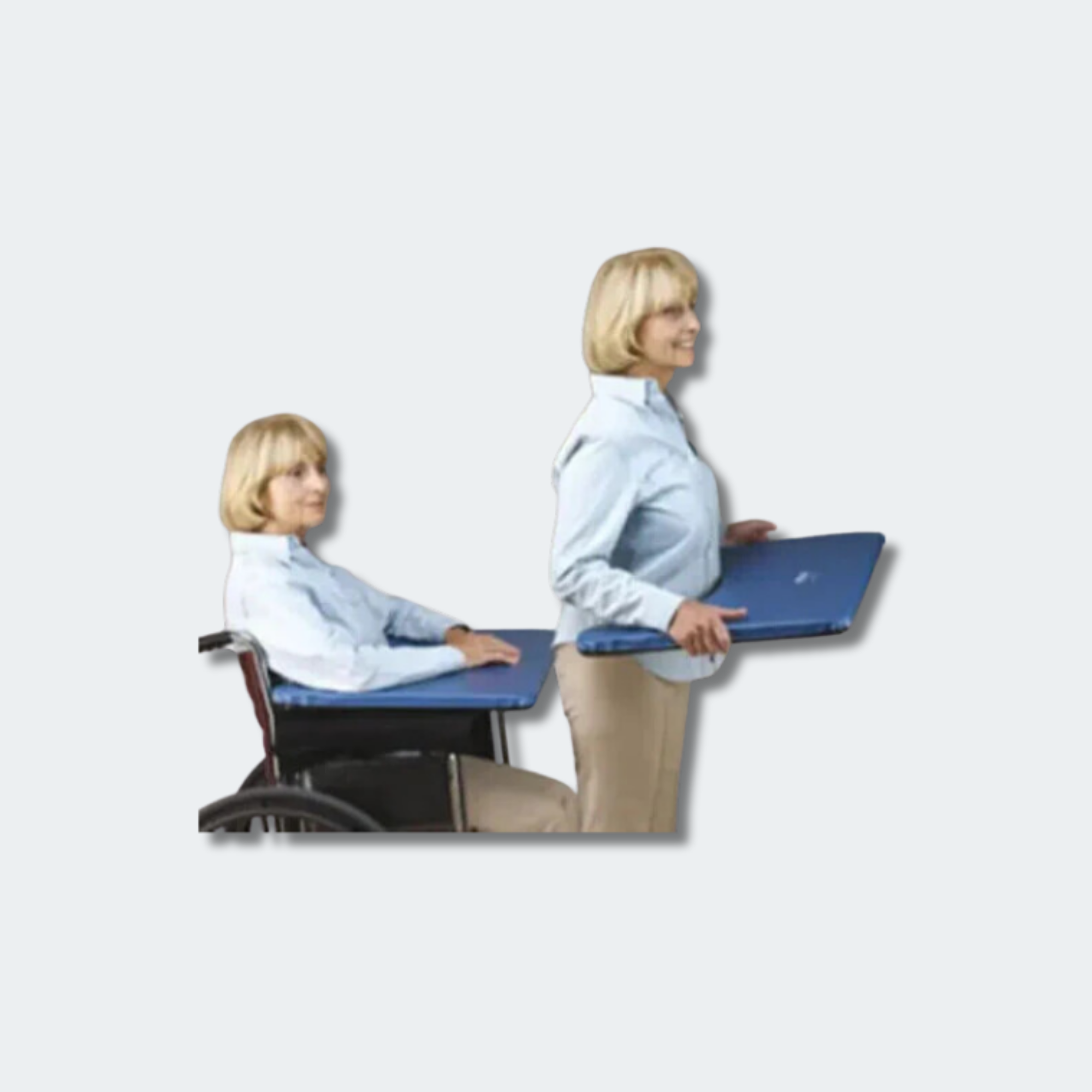 Skil-Care 705015 16-18 in. Soft Top Lift-Away Wheelchair Tray