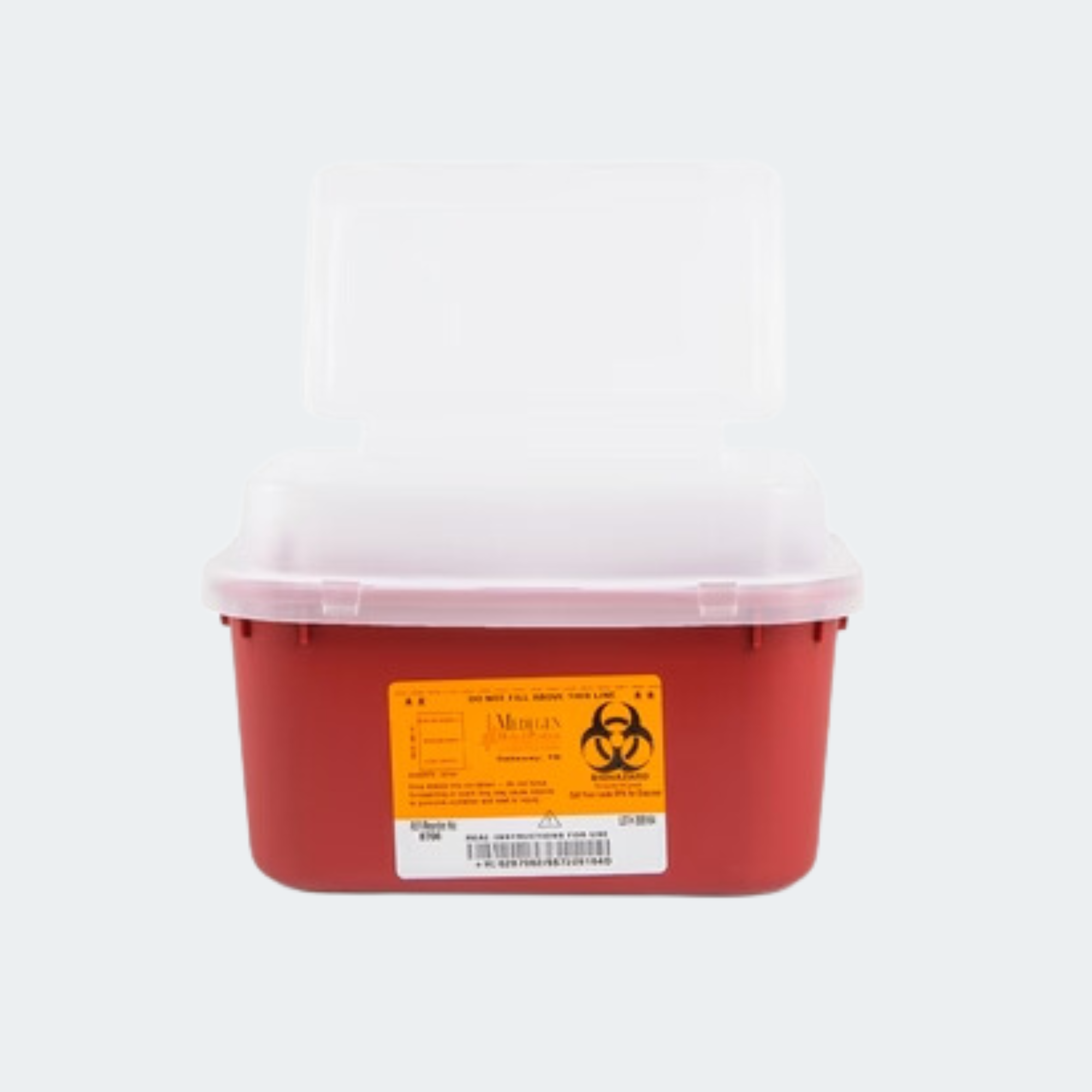 Stackable Sharps Container 1 Gallon Red