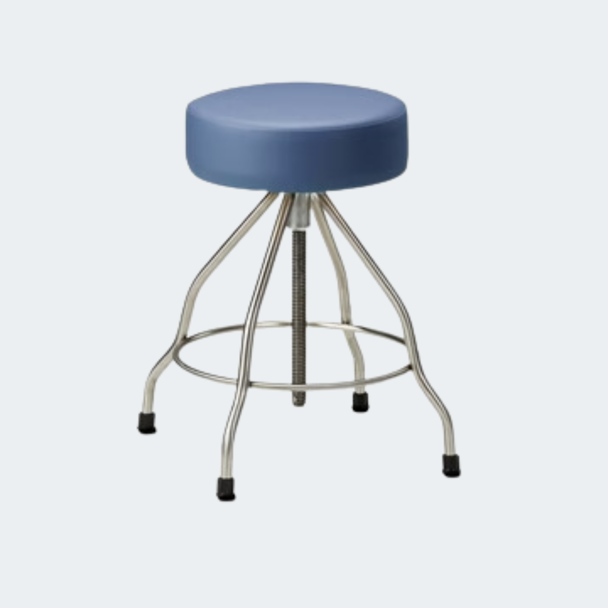 Stainless Steel Stool with Rubber Feet
