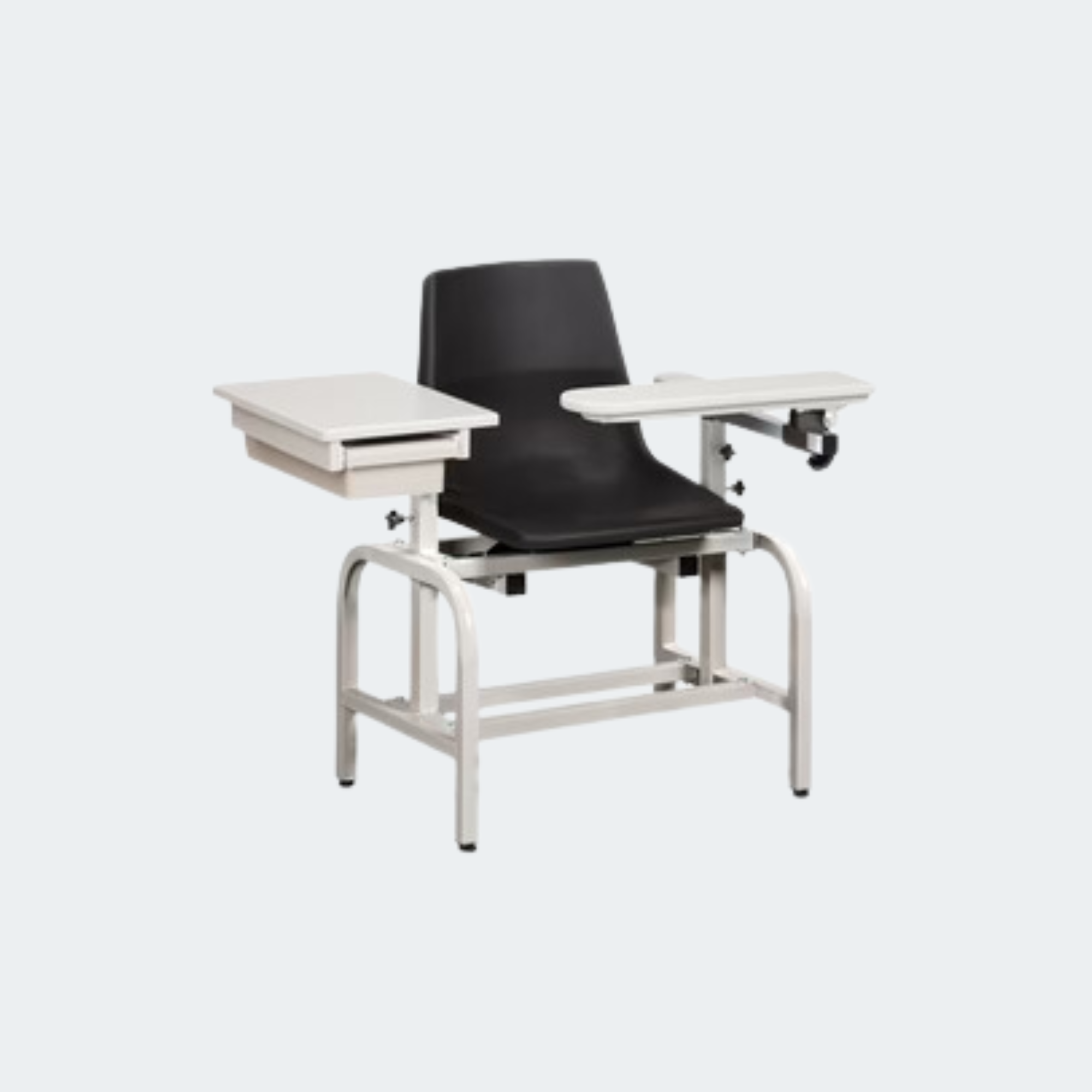 Standard Lab Series, Blood Chair with Clinton Clean™ Flip Arm and Drawer
