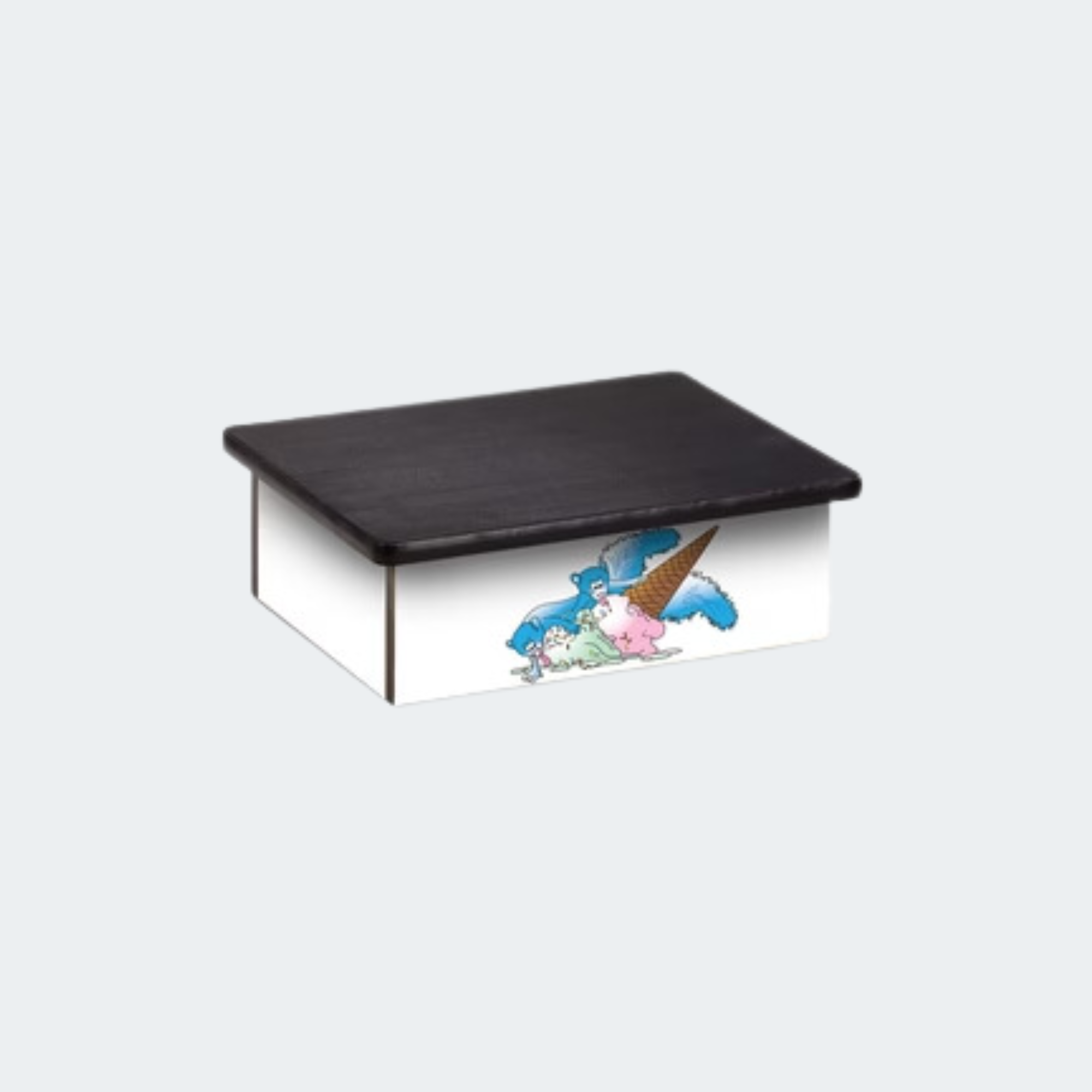 Step Stool with ice cream