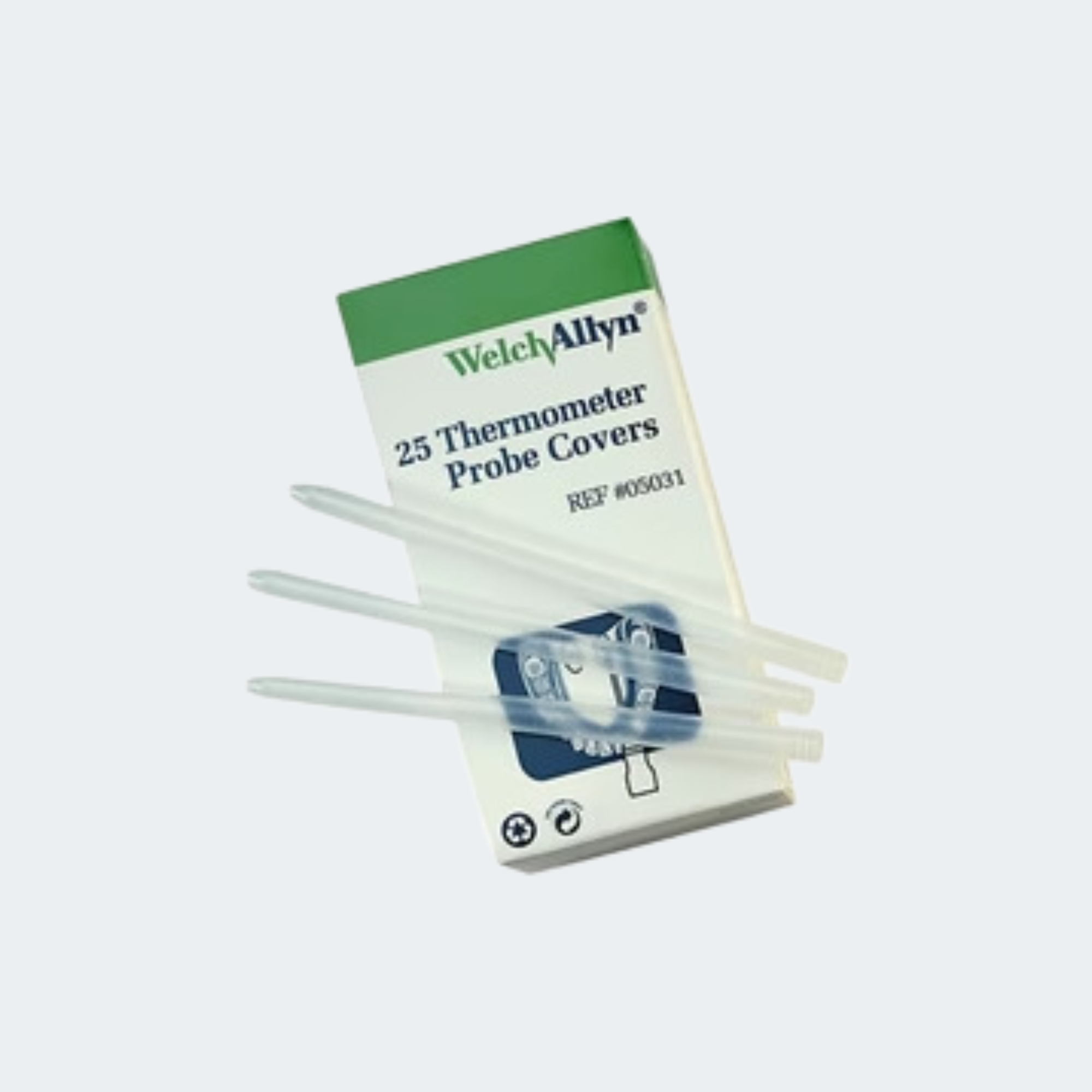 SureTemp Probe Cover, Disposable, Axillary/Oral/Rectal, 25/bx, 10bx/sleeve, 6 sleeve/cs = 1500 probe covers/cs (US Only)