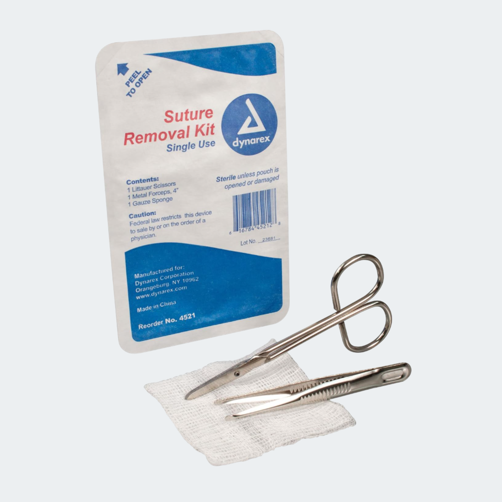 Suture Removal Kit sku:4521 / Qty 6