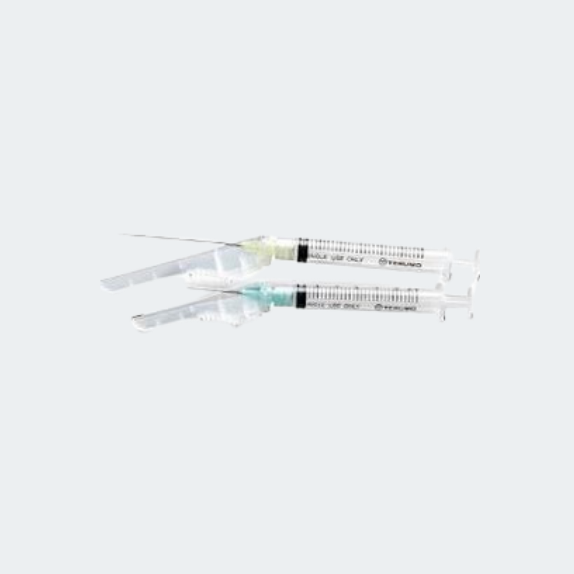 TERUMO Syringe with Hypodermic Needle SurGuard® 3 3 mL 21 Gauge 1 Inch Detachable Needle Hinged Safety Needle