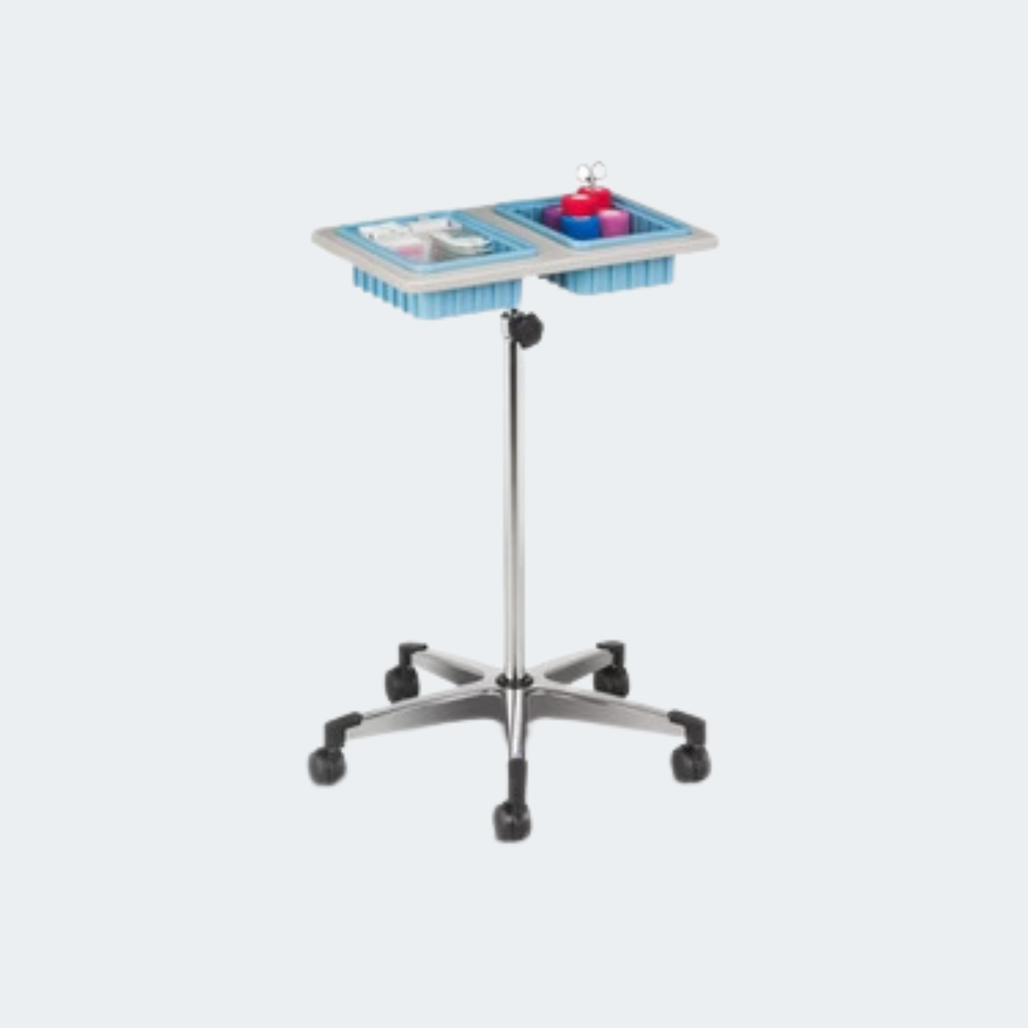 Two-Bin Mobile Phlebotomy Stand
