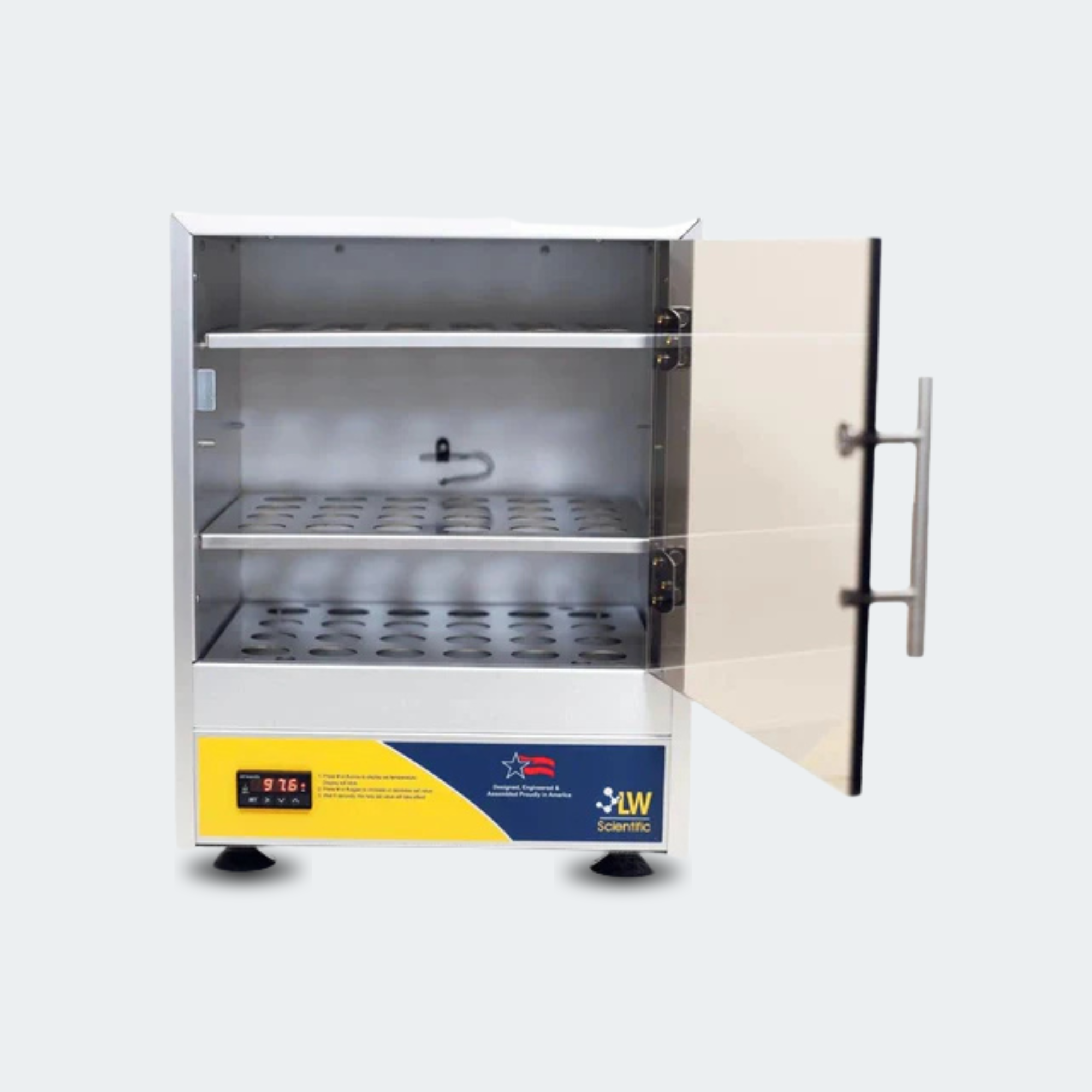 USA ReadyWARM Wall Incubator, 4 shelves, Digital, 90-240vAC Adpt