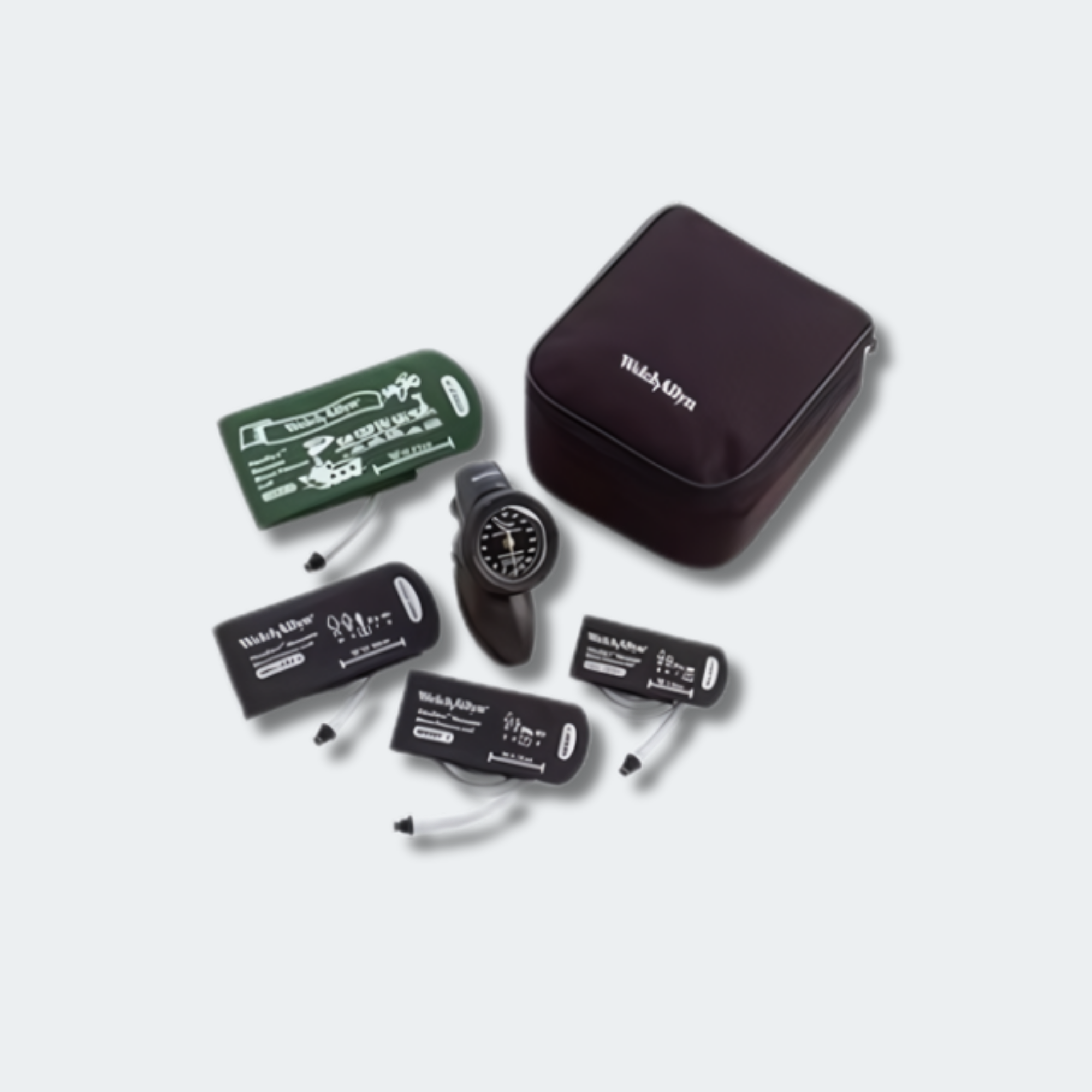 Welch Allyn Family Practice Blood Pressure Kit & Case, Includes Child Print Cuff, Adult & Large Adult, Latex Free
