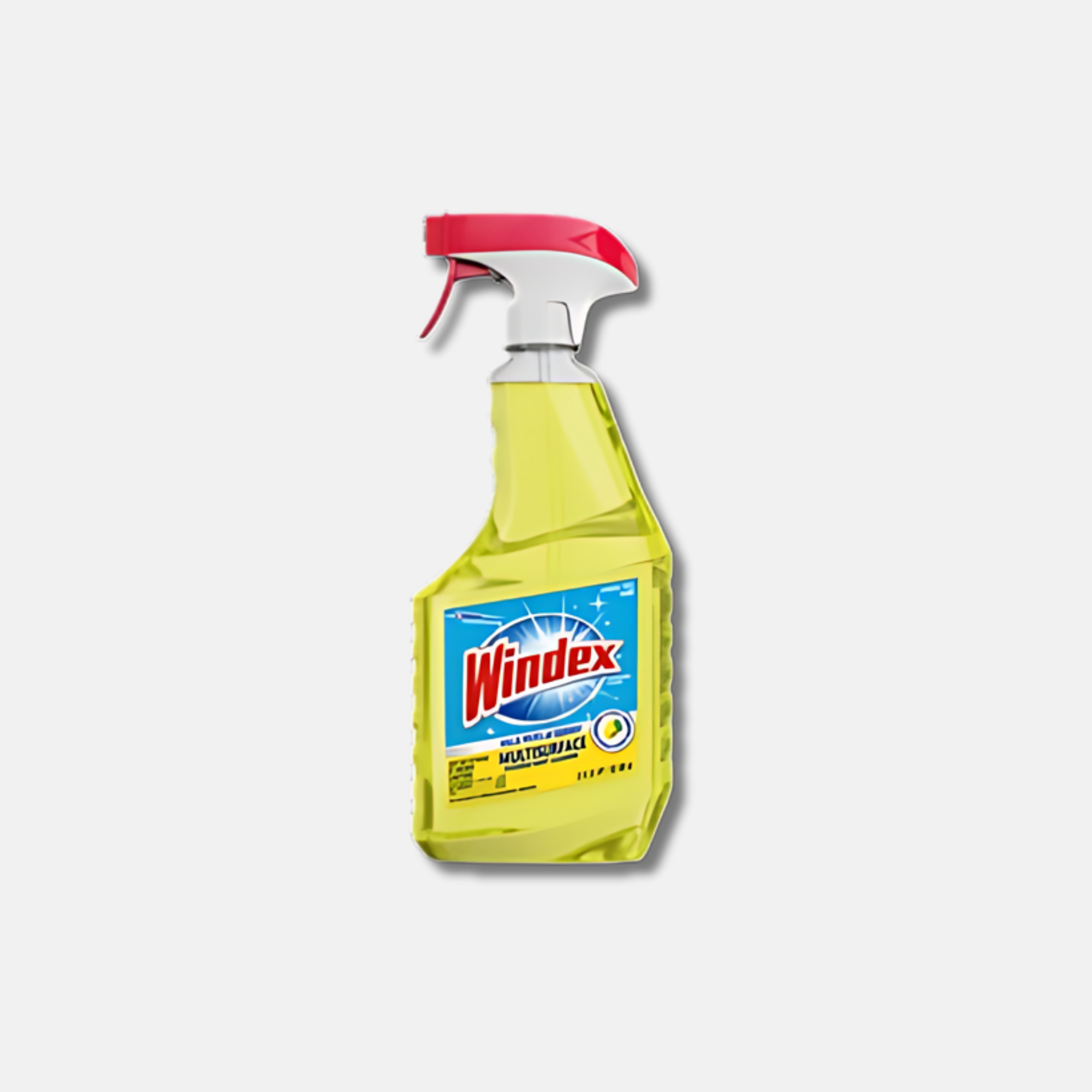 Windex Multi-Surface Disinfectant, Lemon, 23 oz, 8 Spray Bottles