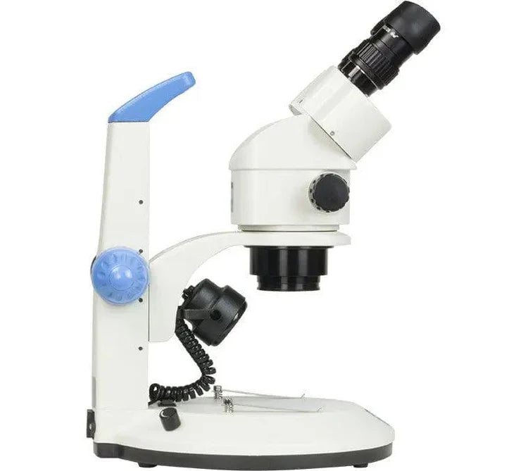 Z4 Zoom Trinoc 7x-45x on Embryo-GLO LED stand with tilt mirror, reticle