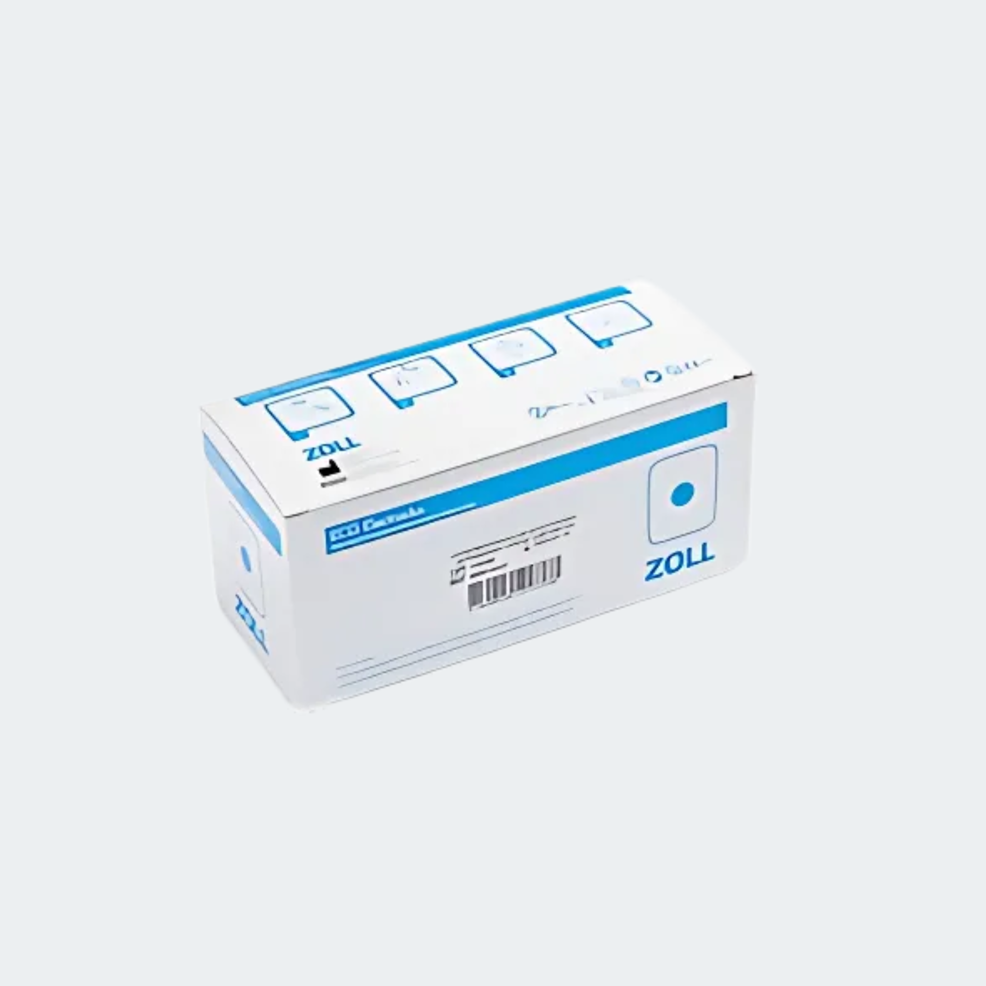 ZOLL 3pk ECG Electrodes (200 pouches, 600 Electrodes) Part #: 8900-0003