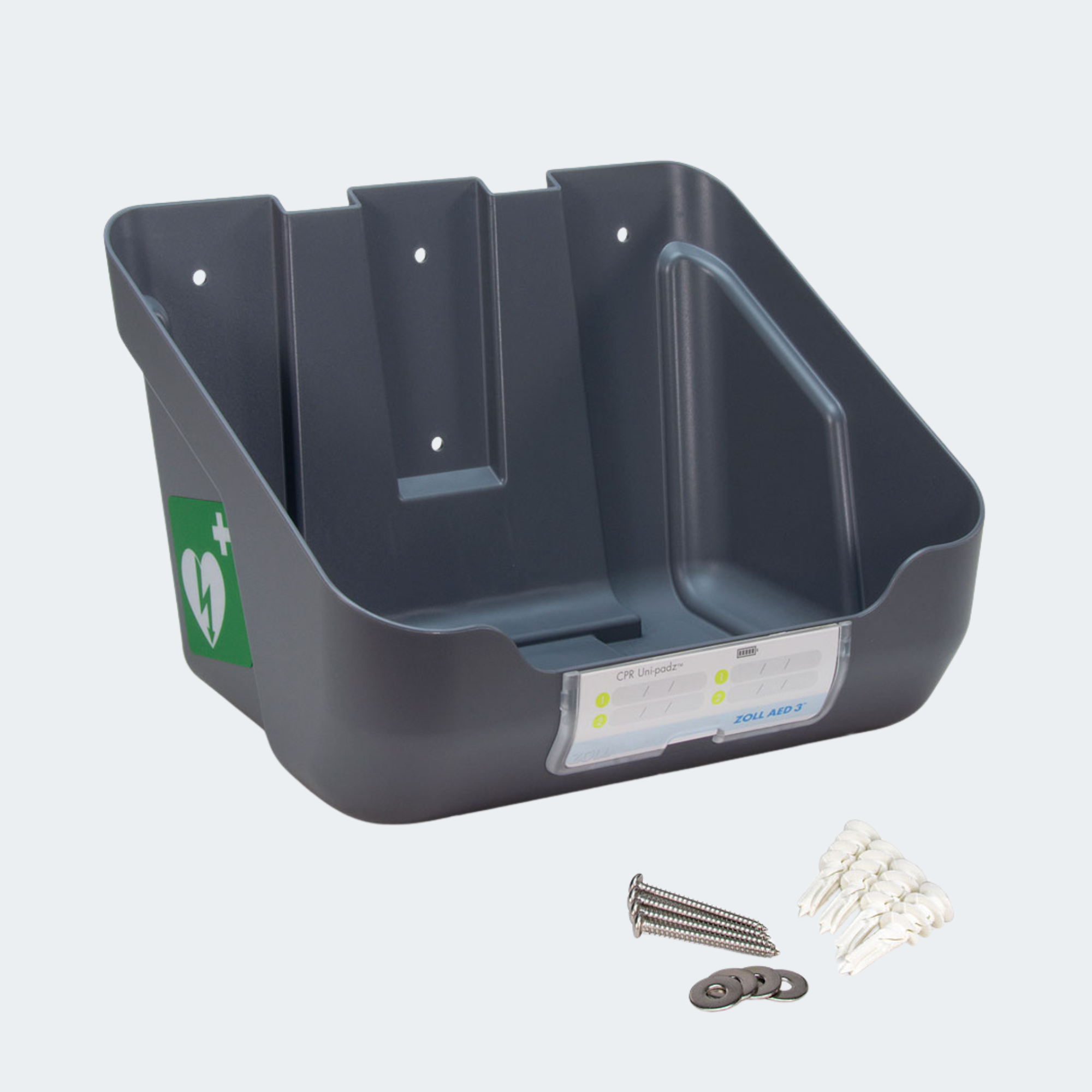 ZOLL AED 3 Wall Mount Bracket - Device In Carry Case Only Part #: 8000-001266
