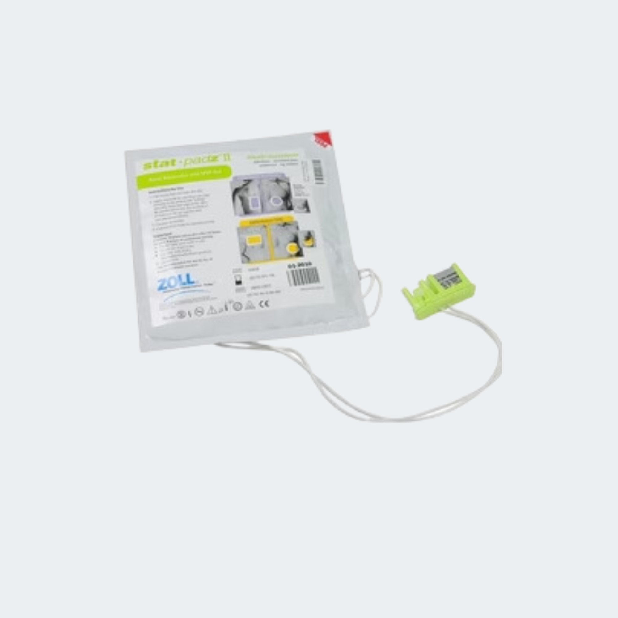 ZOLL Stat-pads® II HVP, Multi-Function Adult Electrodes, 2-Year Shelf Life
