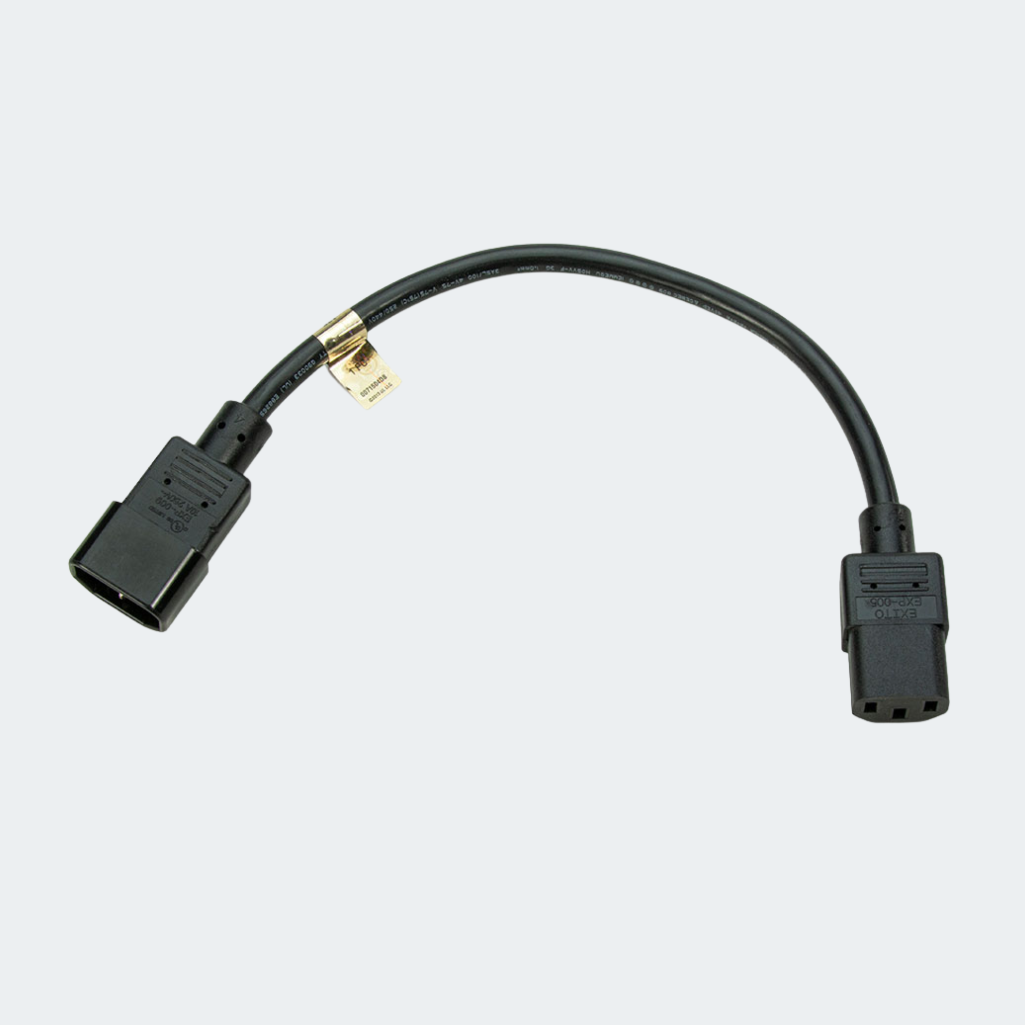 ZOL 8000-0730	AC Power Cord Extension Cable, 12"