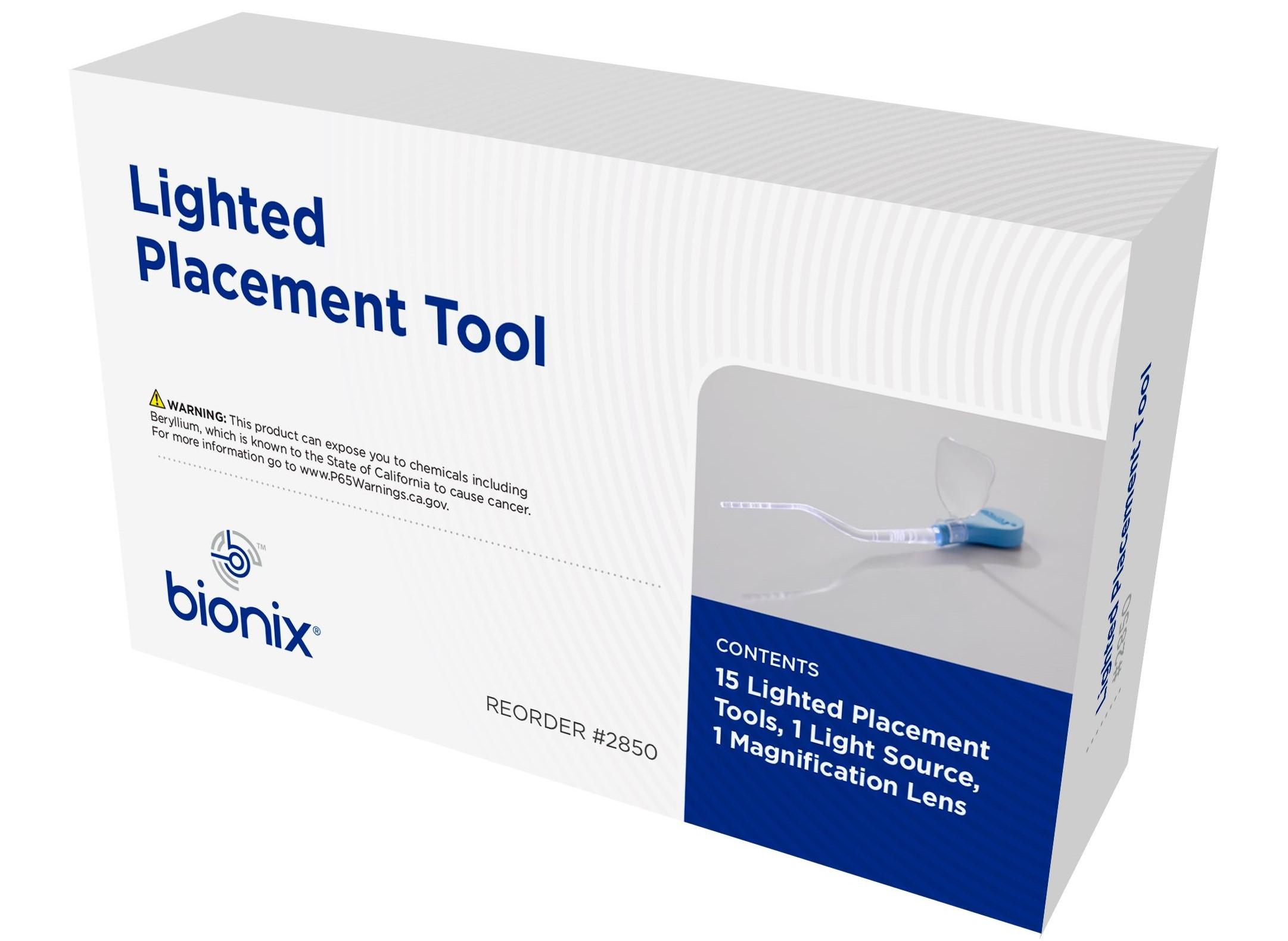 Bionix Lighted Placement Tool (15 Lighted Placement Tools, 1 Mag Lens, 1 Light Source / Box)