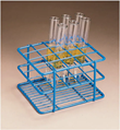 Wire Rack for Tubes, 20 Place, 18-20mm, 5x4 Rows BLUE (1/EA)