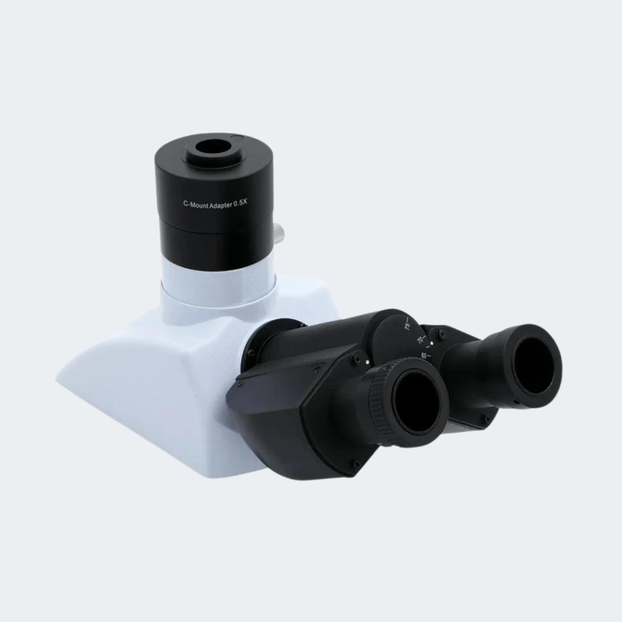 i4 Microscope Trinocular Head with 0.5x Trinocular Pipe attachment