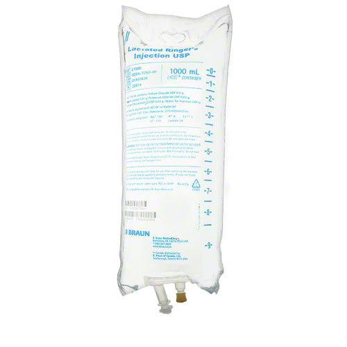Plactated Ringer Lactated Ringer's Injection USP, 1000 mL