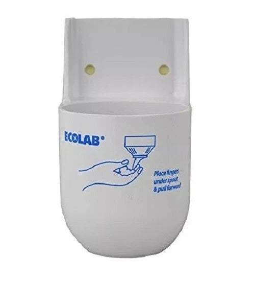 ECOLAB Dispenser Quik-Care White Plastic Manual 7oz Wall Mount